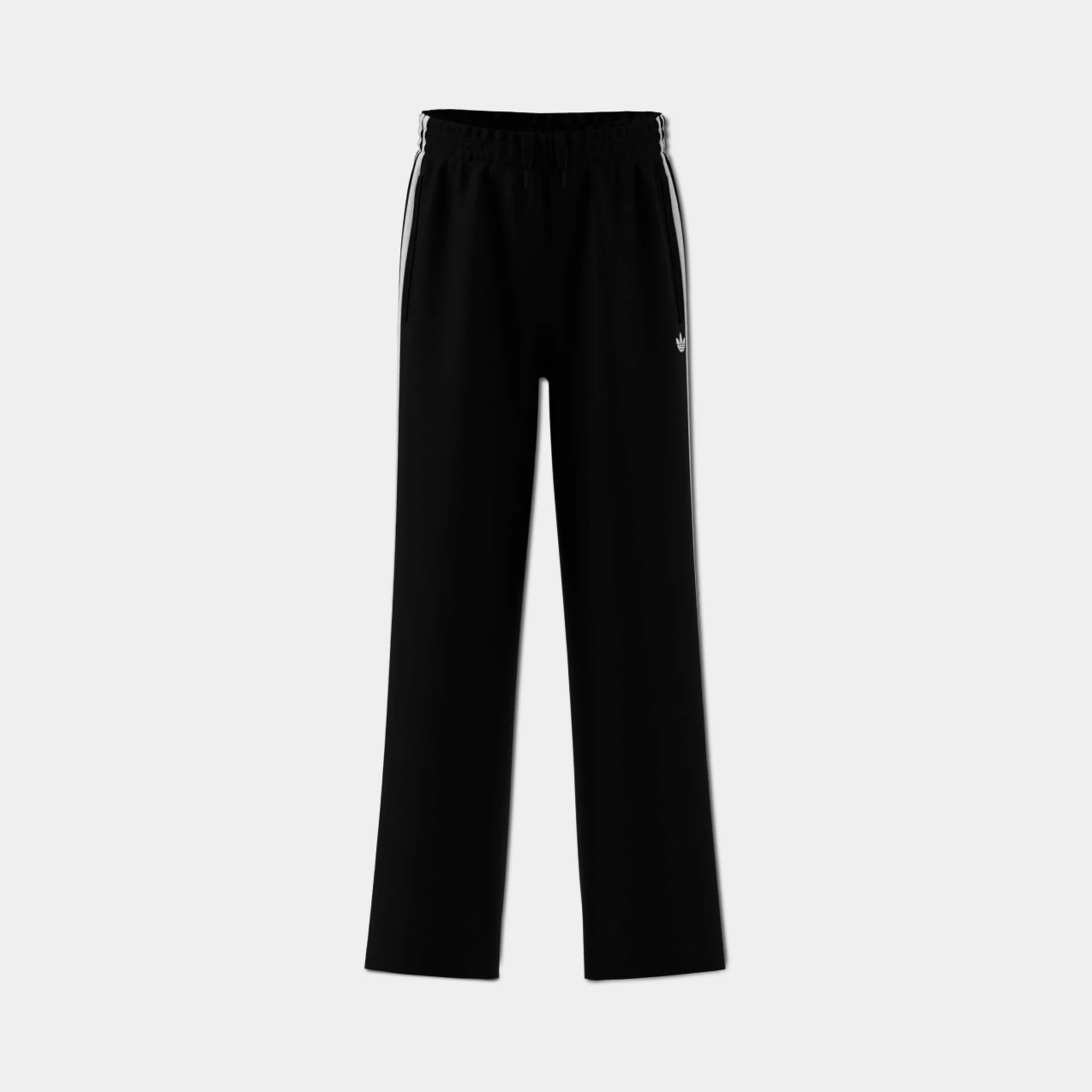 adidas Juniors' Firebird Loose Track Pants Black / White - Image 2