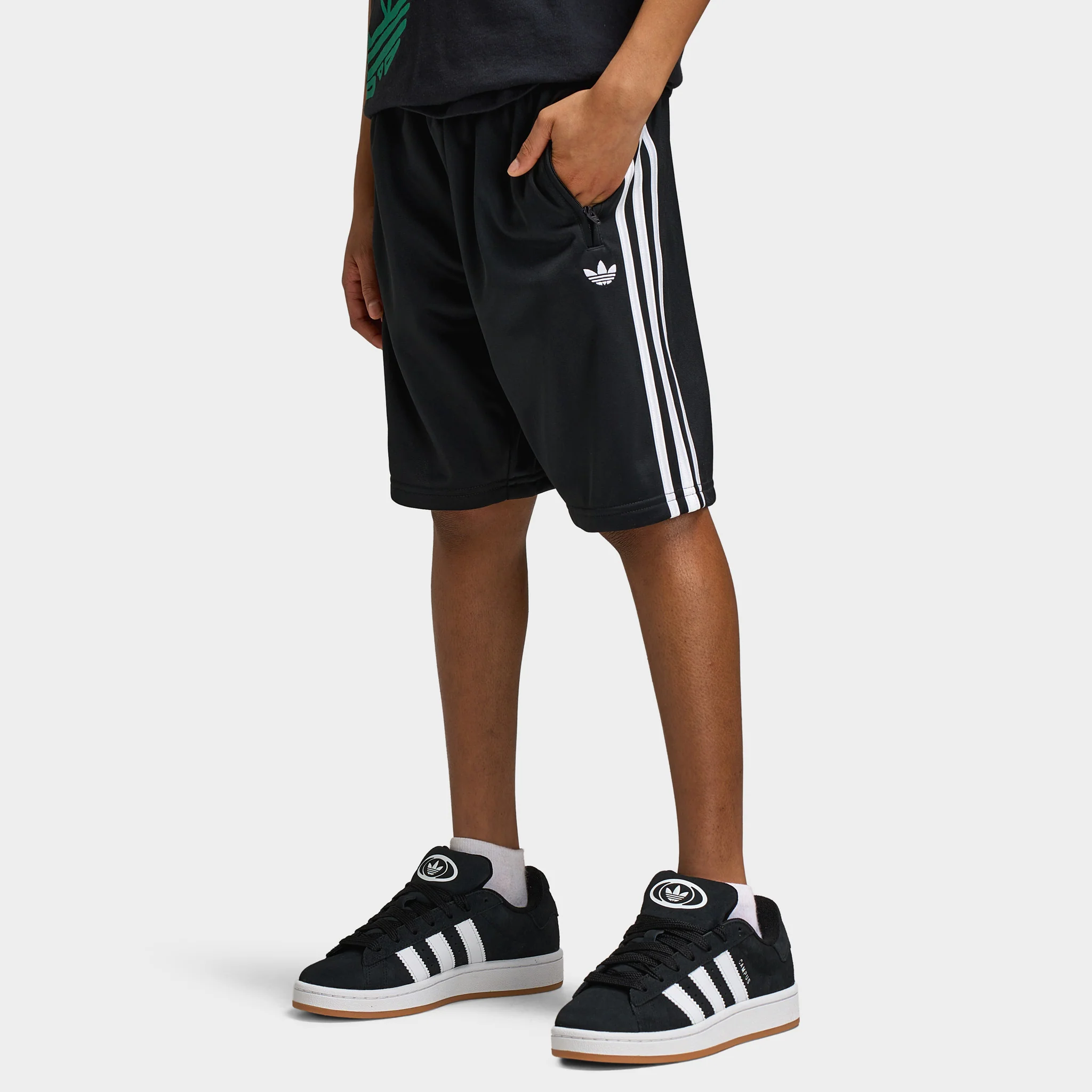 adidas Juniors' Firebird Shorts / Black - Image 3