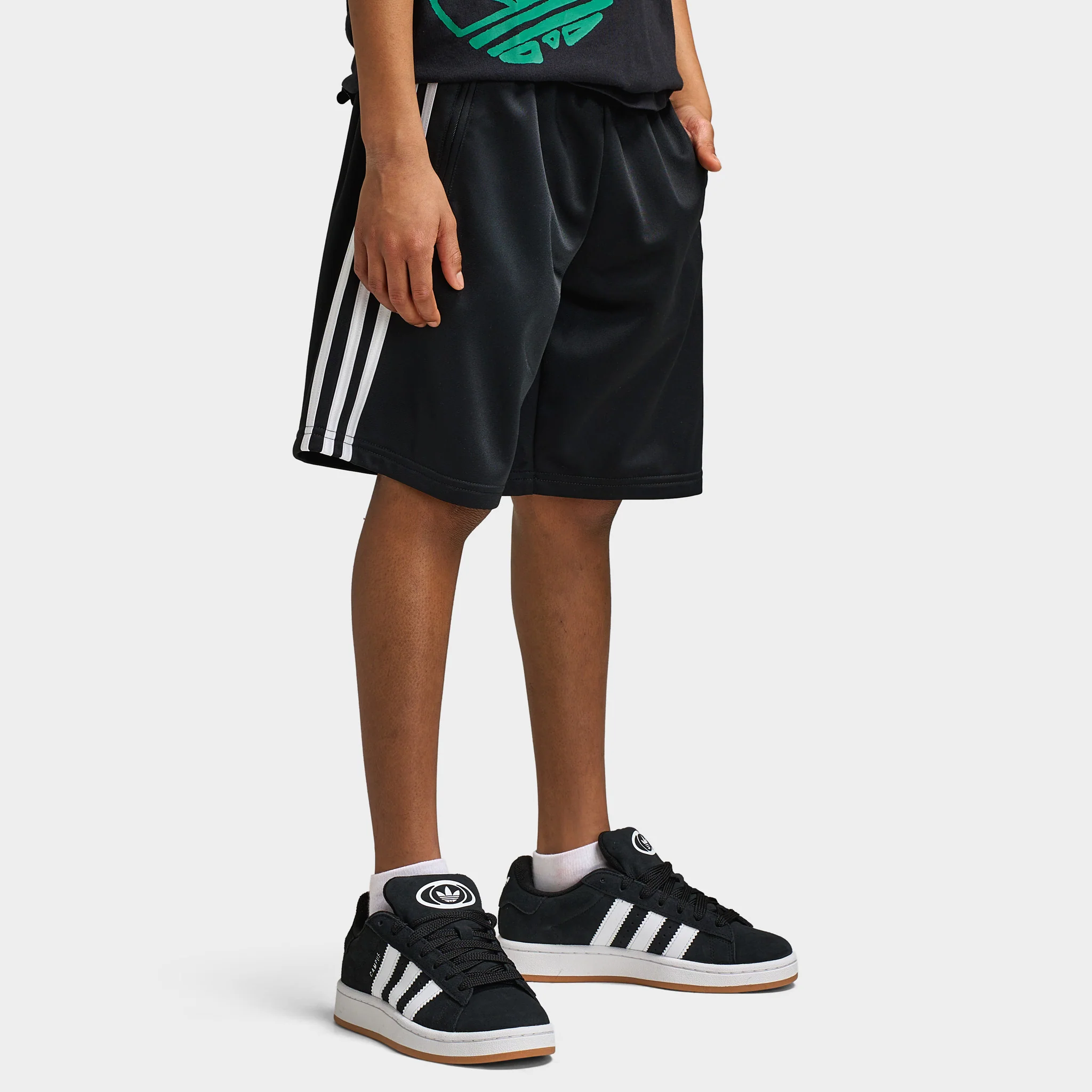 adidas Juniors' Firebird Shorts / Black - Image 4