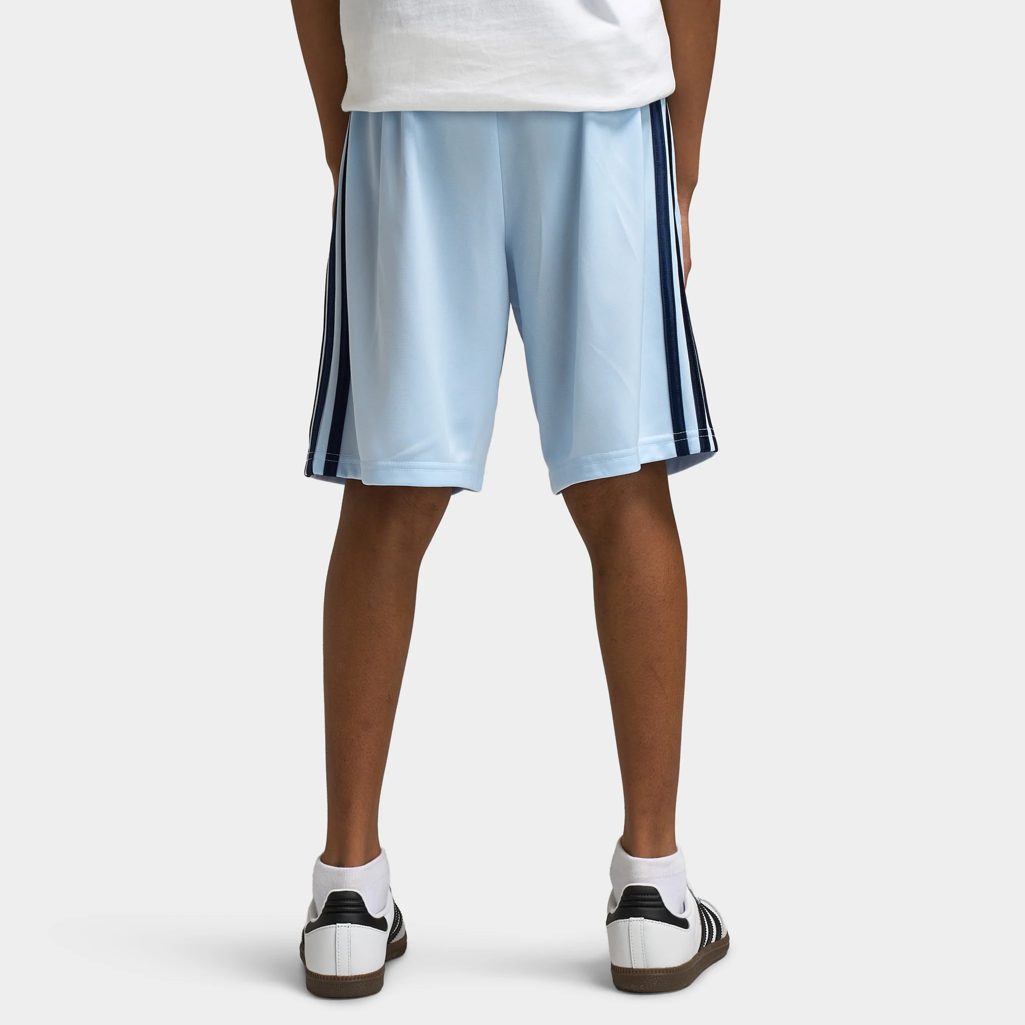adidas Juniors' Firebird Shorts / Crystal Sky - Image 2