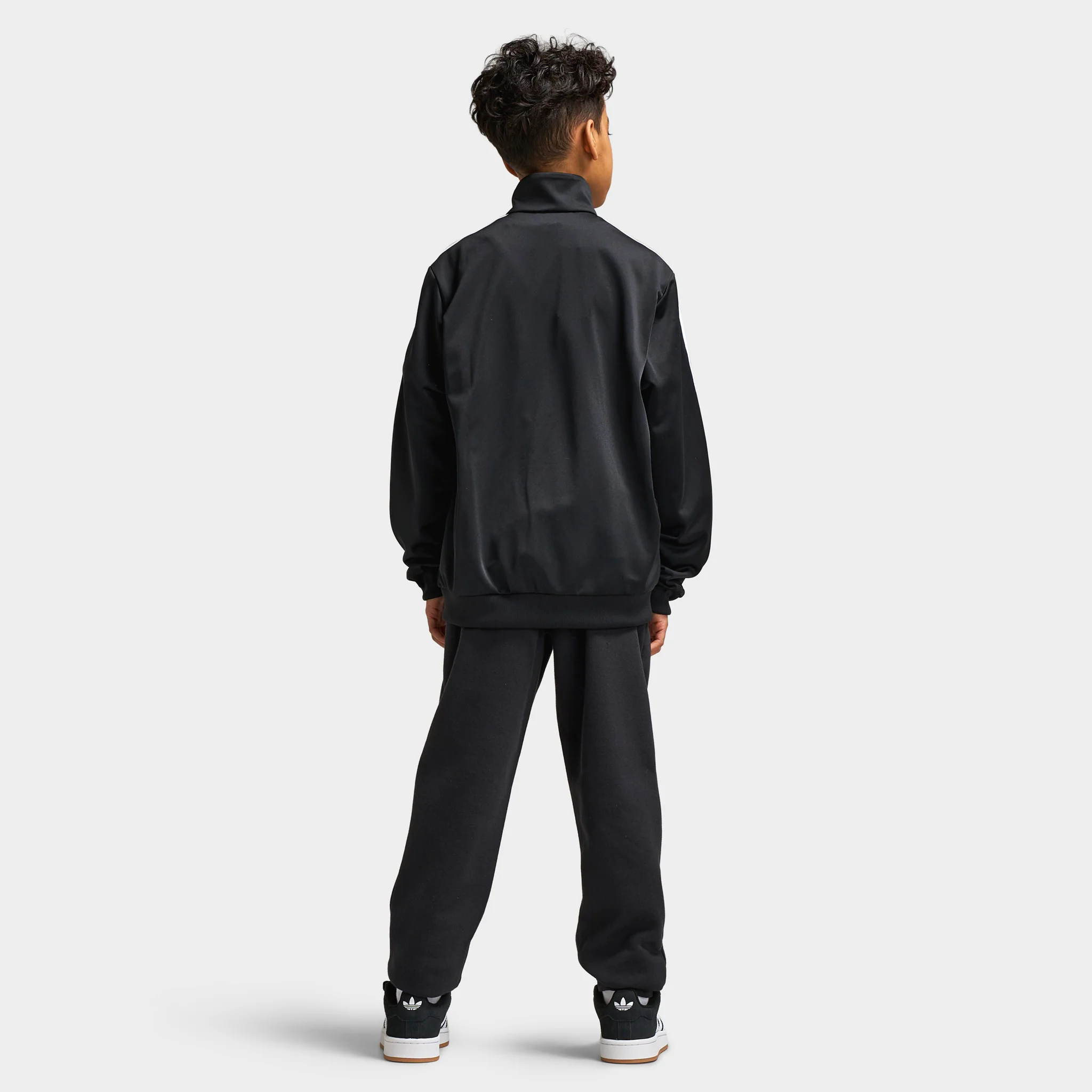 Adidas Juniors' Firebird Track Top Black / White - Image 6