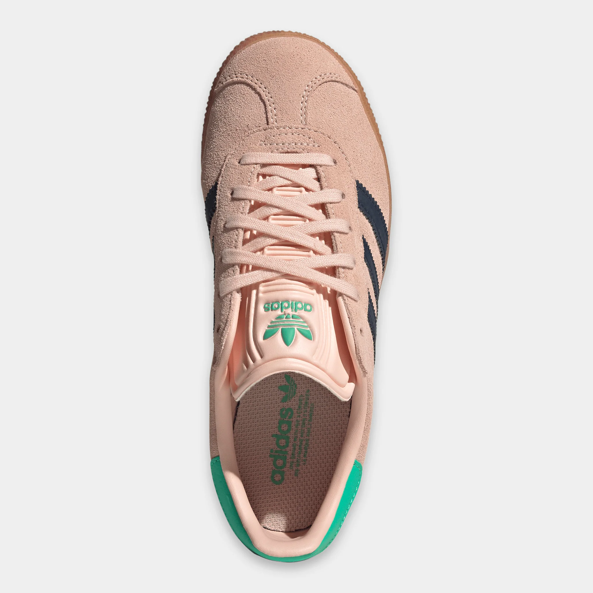 adidas Juniors' Gazelle Blush Pink / Night Indigo - Hi-Res Green - Image 5