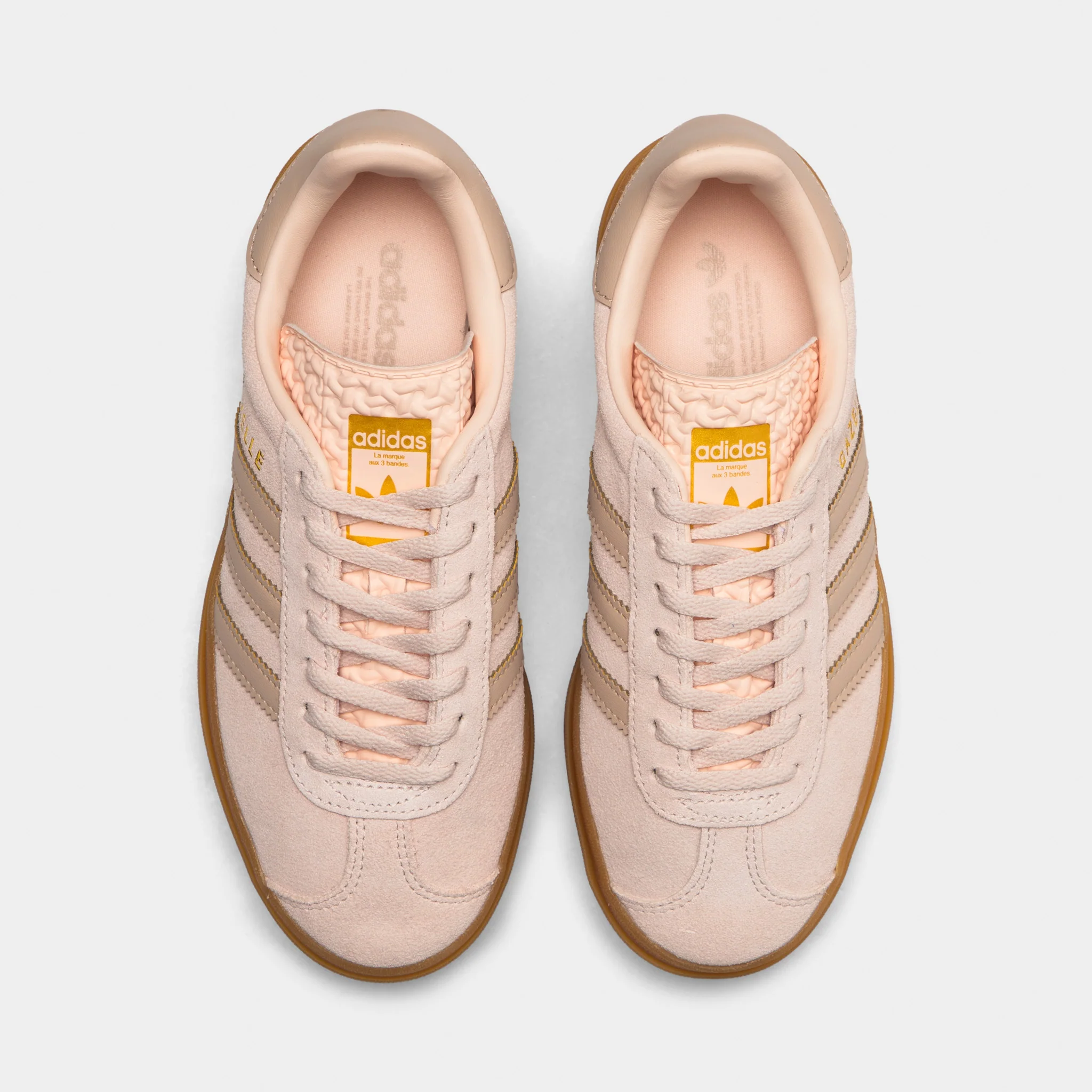adidas Juniors' Gazelle Bold Wonder Quartz / Wonder Taupe - Gum - Image 5