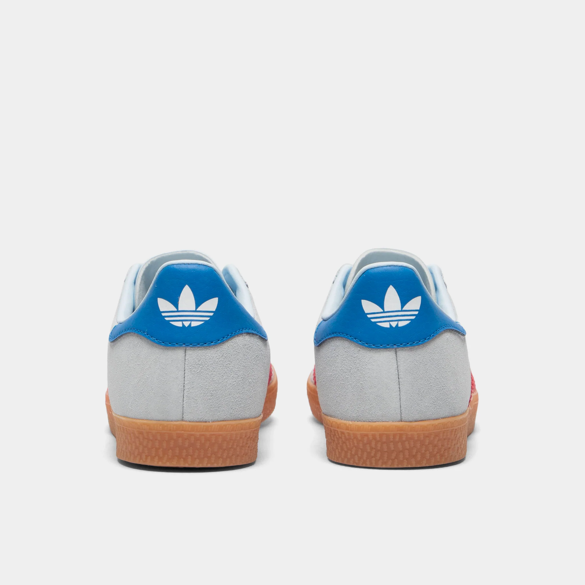 adidas Juniors' Gazelle Crystal Sky / Semi Lucid Red - Bluebird - Image 4
