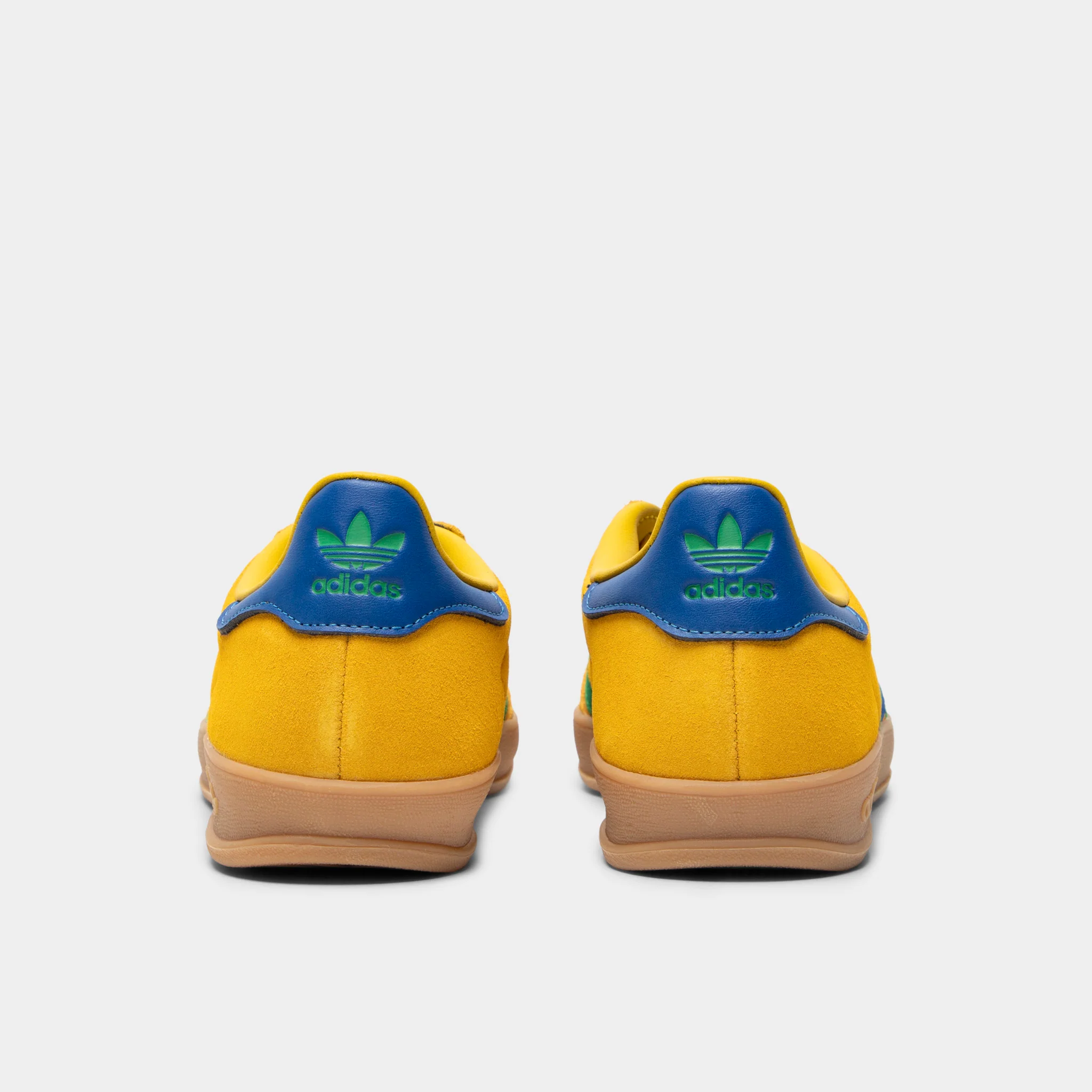 adidas Juniors' Gazelle Indoor Equipment Yellow / Collegiate Royal - Green - Image 4