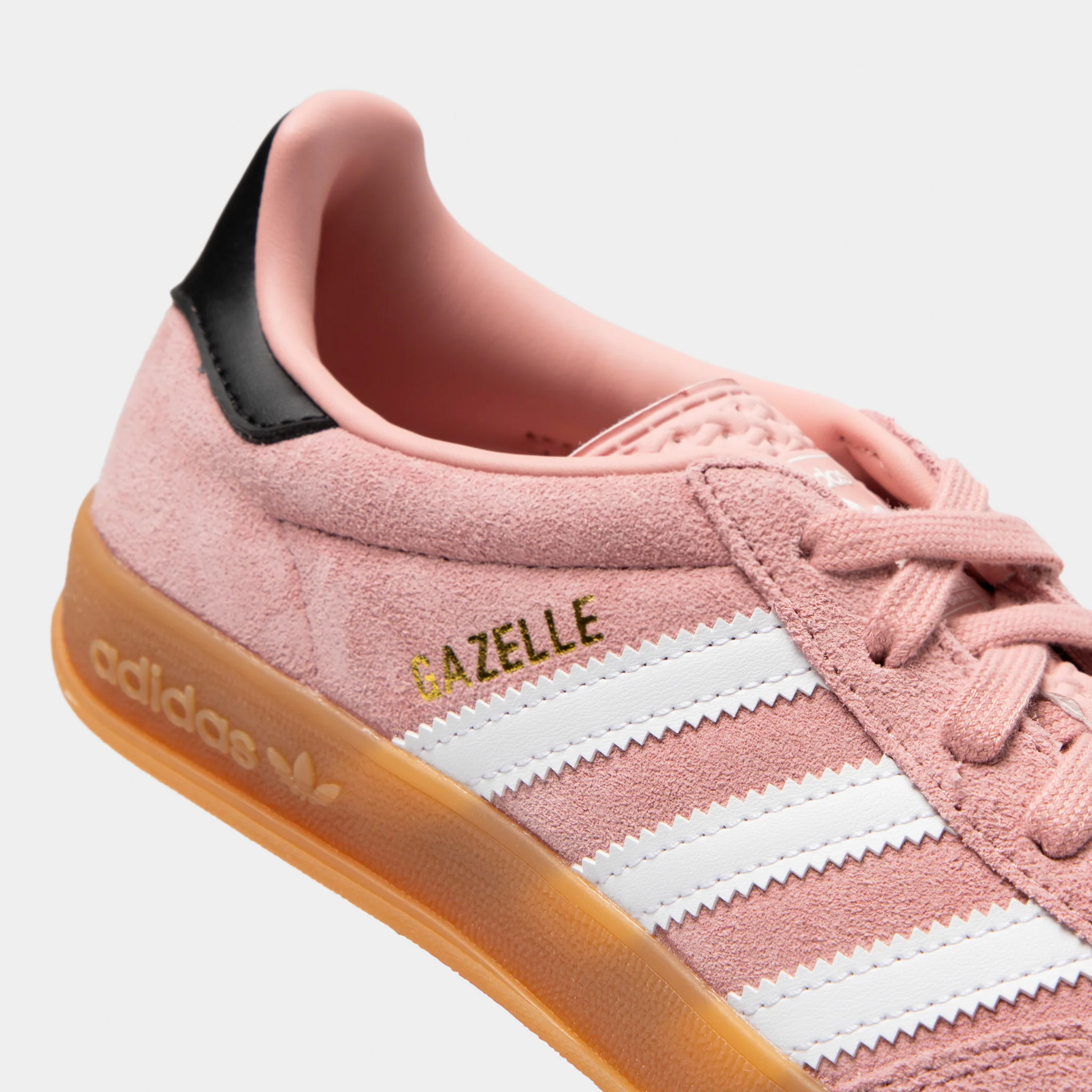 adidas Juniors' Gazelle Indoor Wonder Mauve / White - Core Black - Image 3