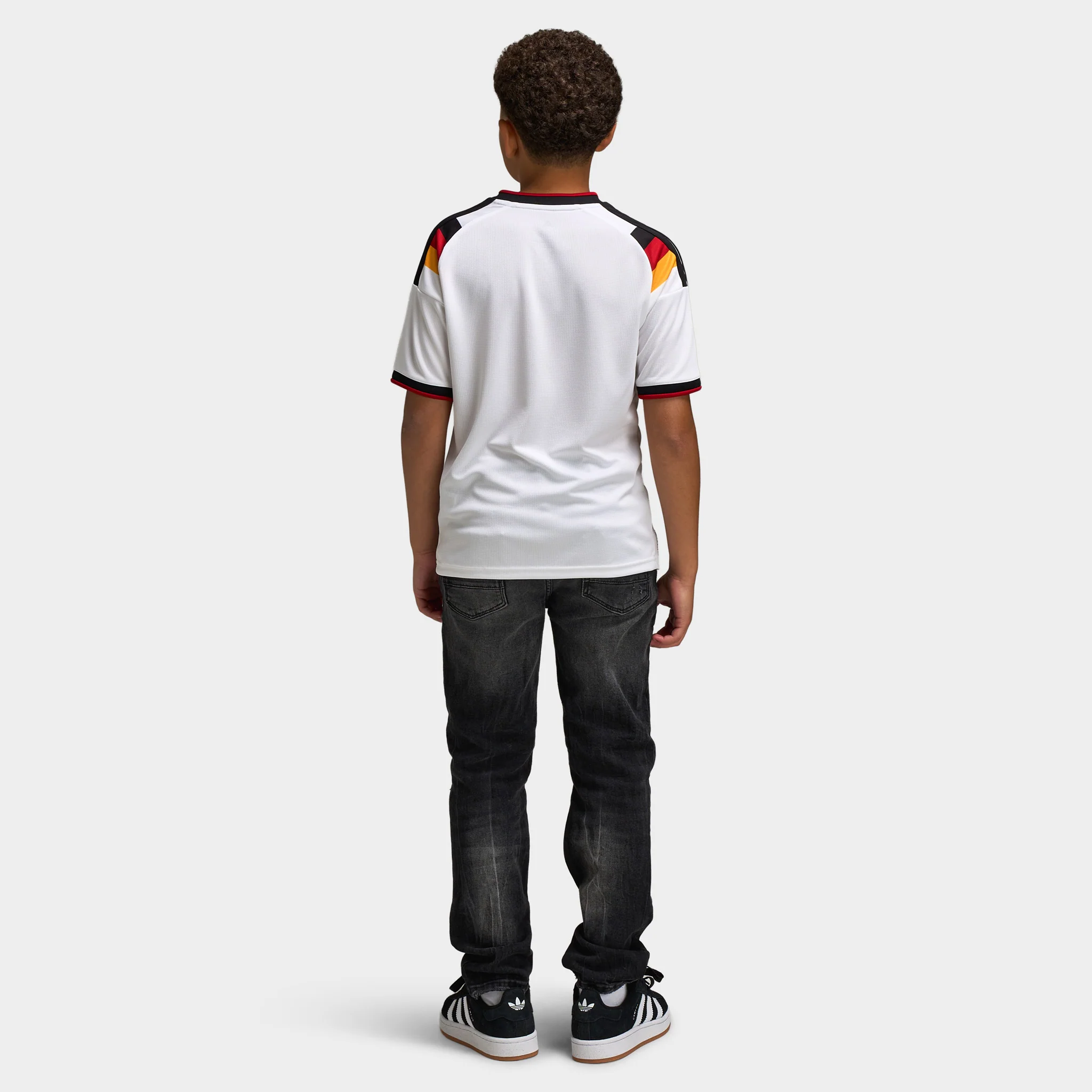 adidas Juniors' Germany Replica Home Jersey / White - Image 5