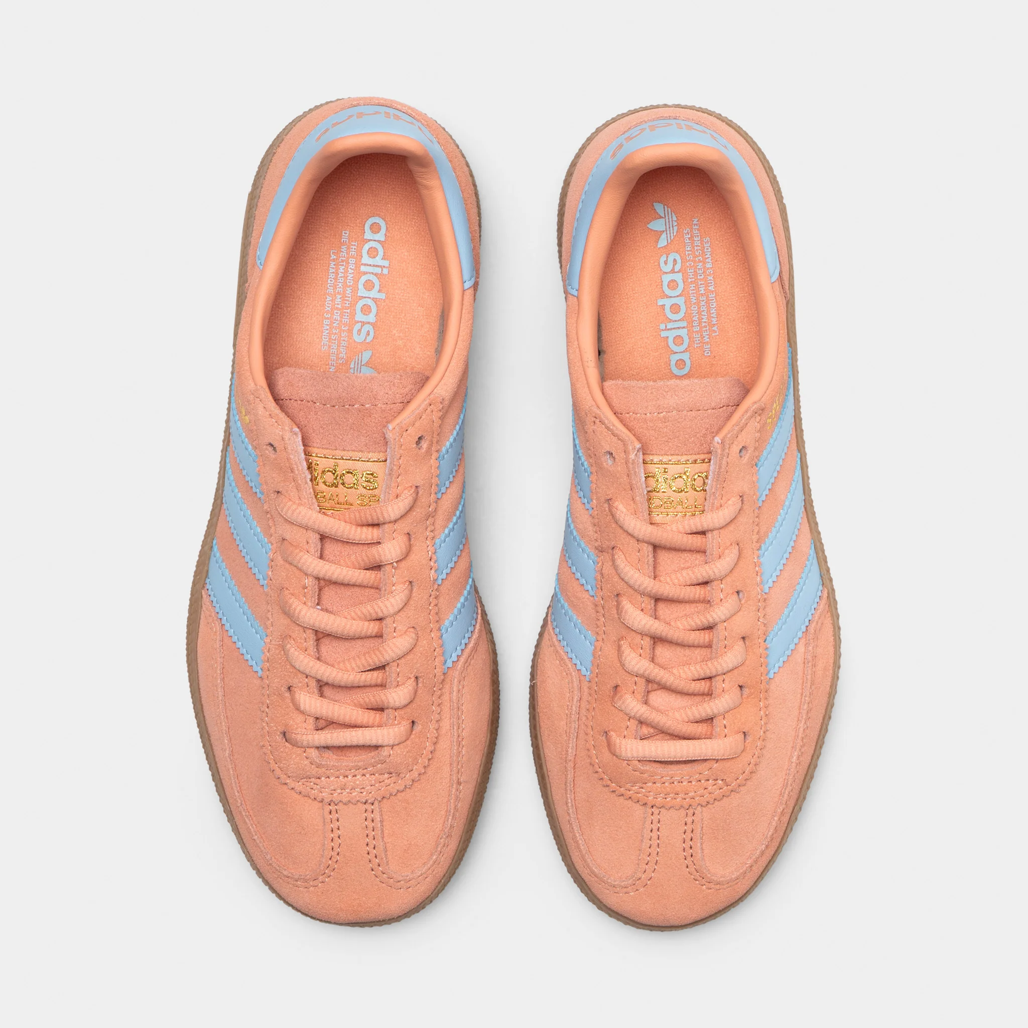adidas Juniors' Handball Spezial Ambient Blush / Clear Sky - Gum - Image 5