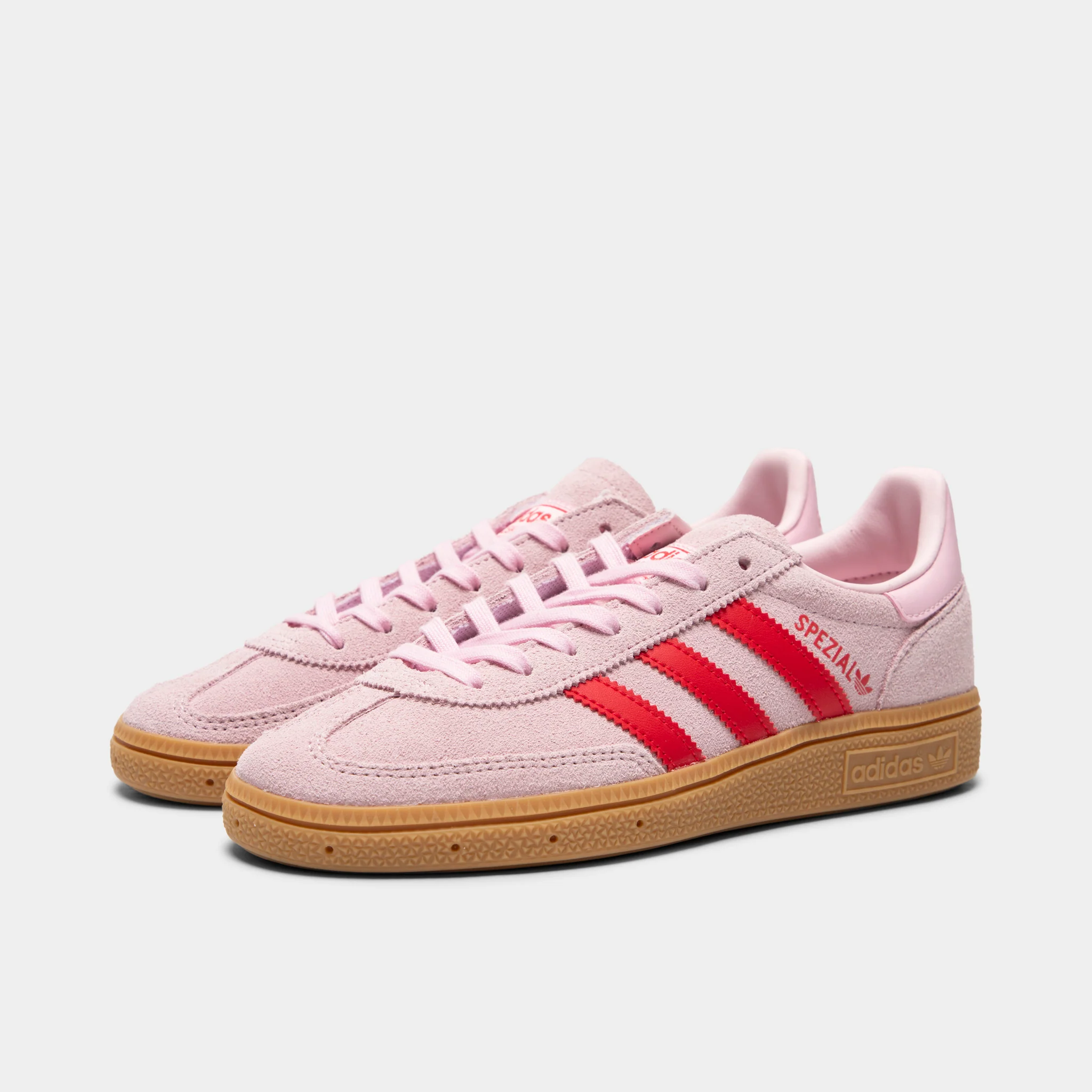 adidas Juniors' Handball Spezial Clear Pink / Pure Ruby - Gum - Image 2