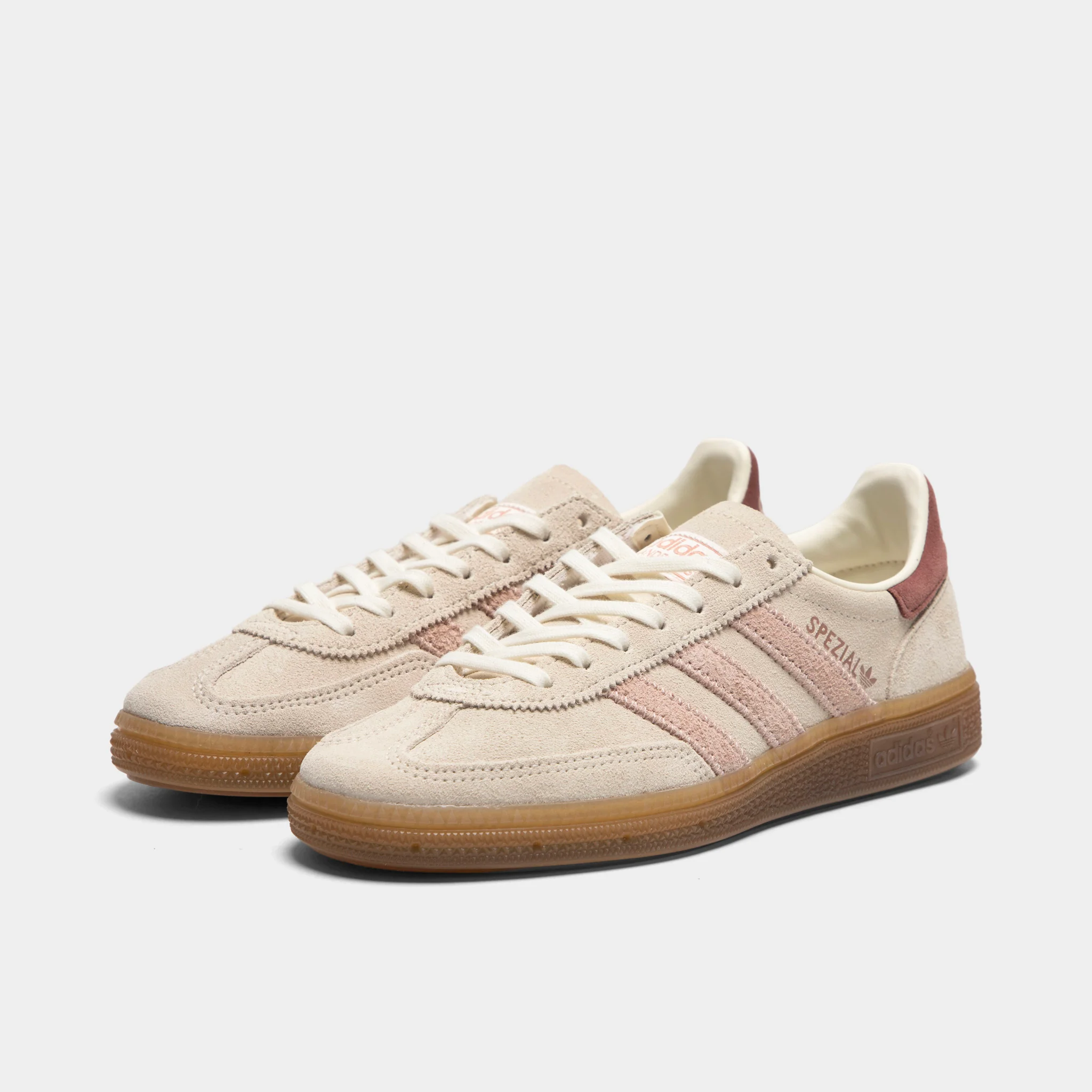 adidas Juniors' Handball Spezial Off White / Blush Pink - Gum - Image 2