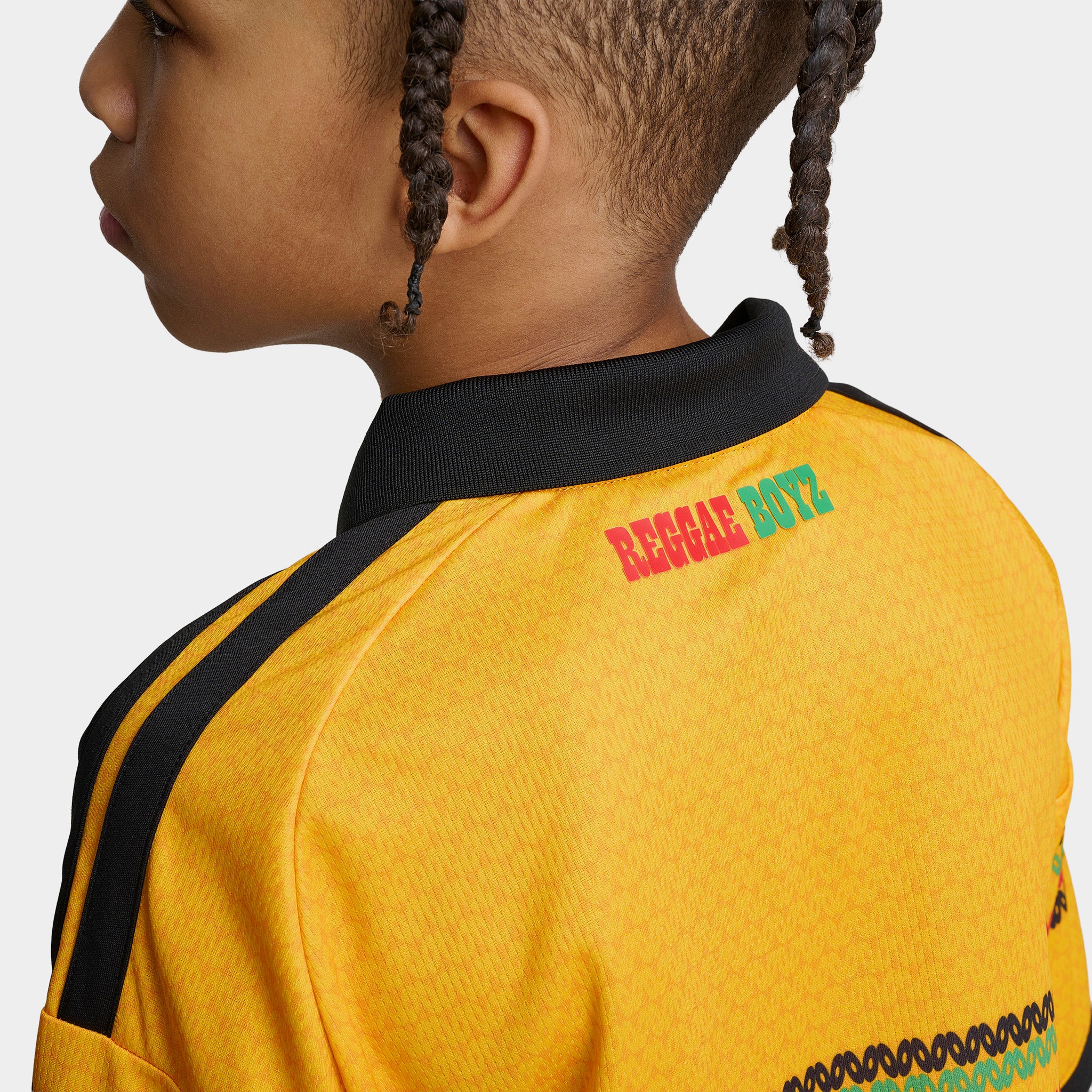Adidas Juniors' Jamaica Replica Home Jersey / Yellow - Image 3