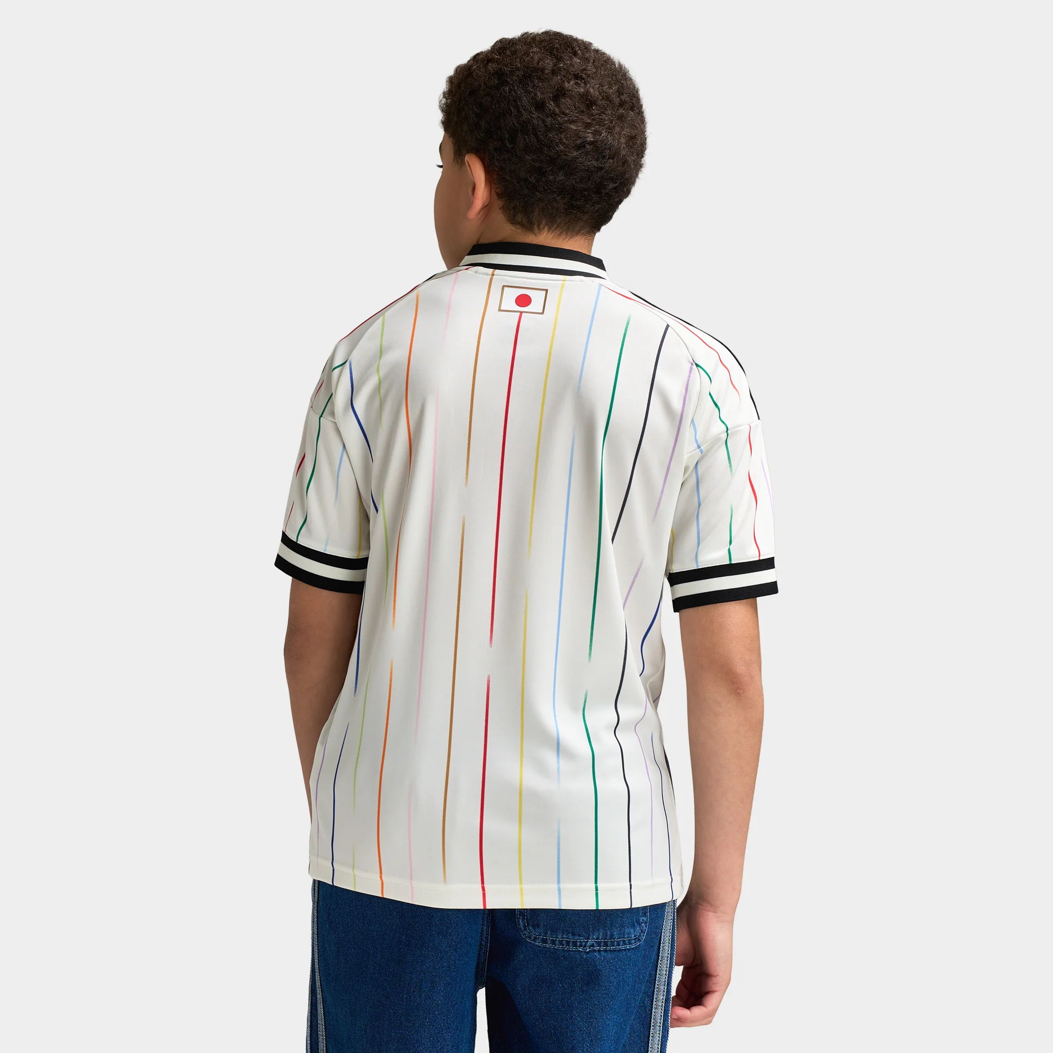 adidas Juniors' Japan Replica Away Jersey / Off White - Image 4