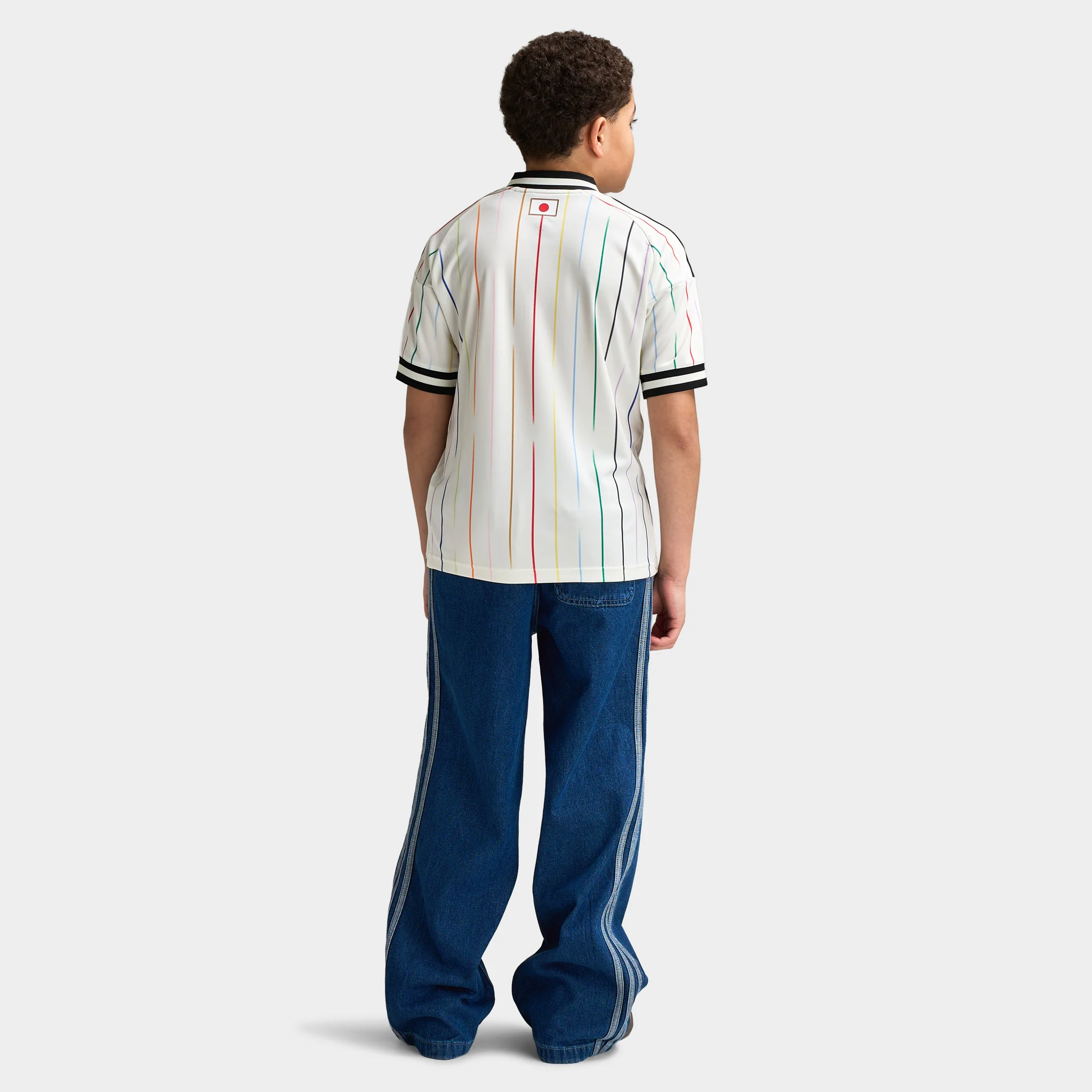 adidas Juniors' Japan Replica Away Jersey / Off White - Image 6