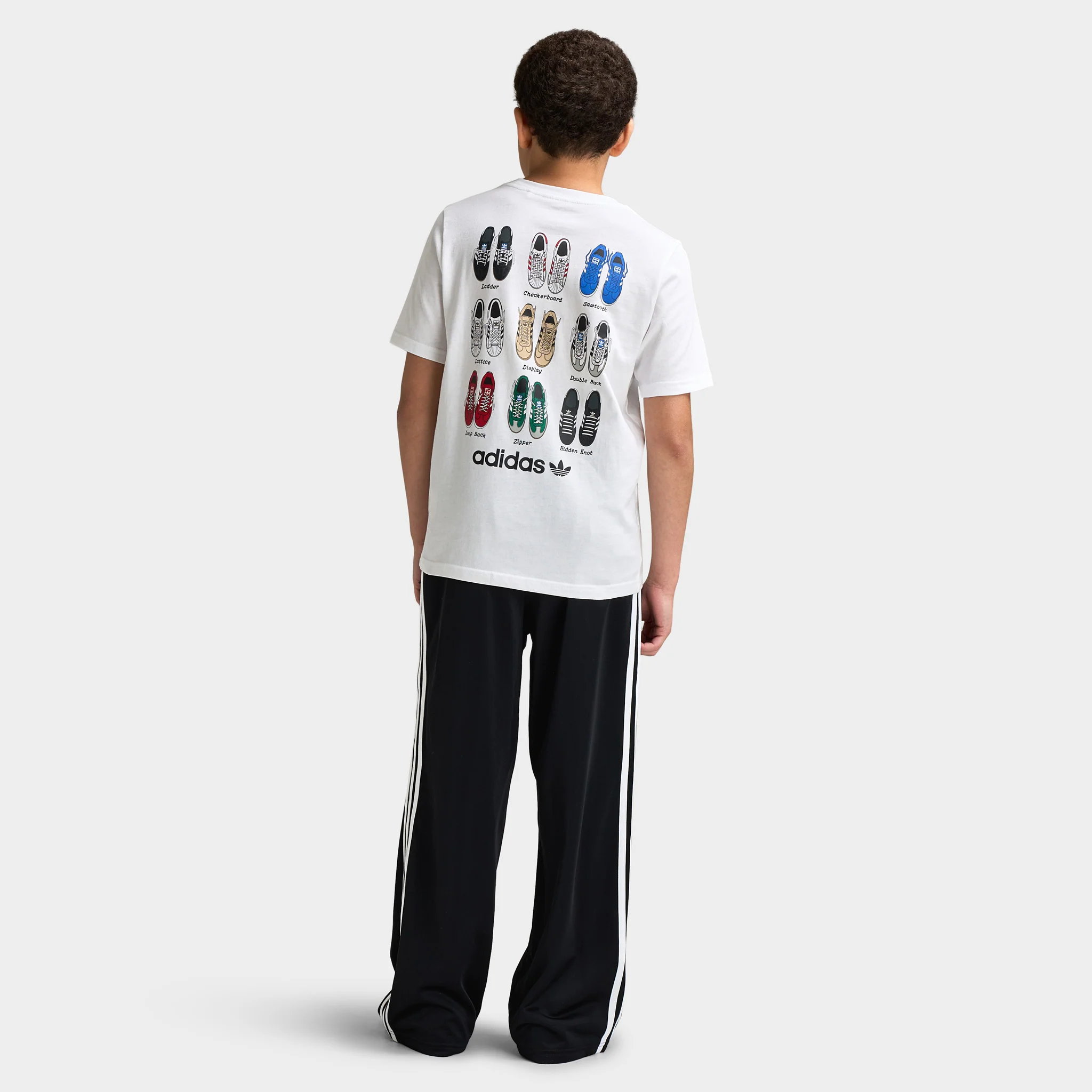 adidas Juniors' Lace 101 Tee / White - Image 6
