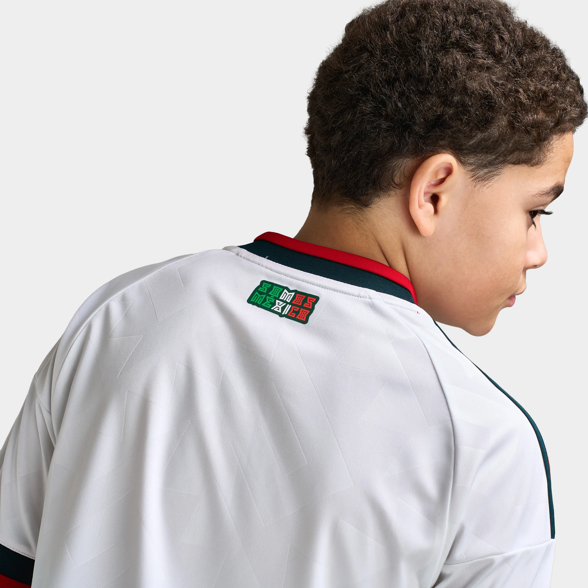 adidas Juniors' Mexico Replica Away Jersey White / Grey - Image 3