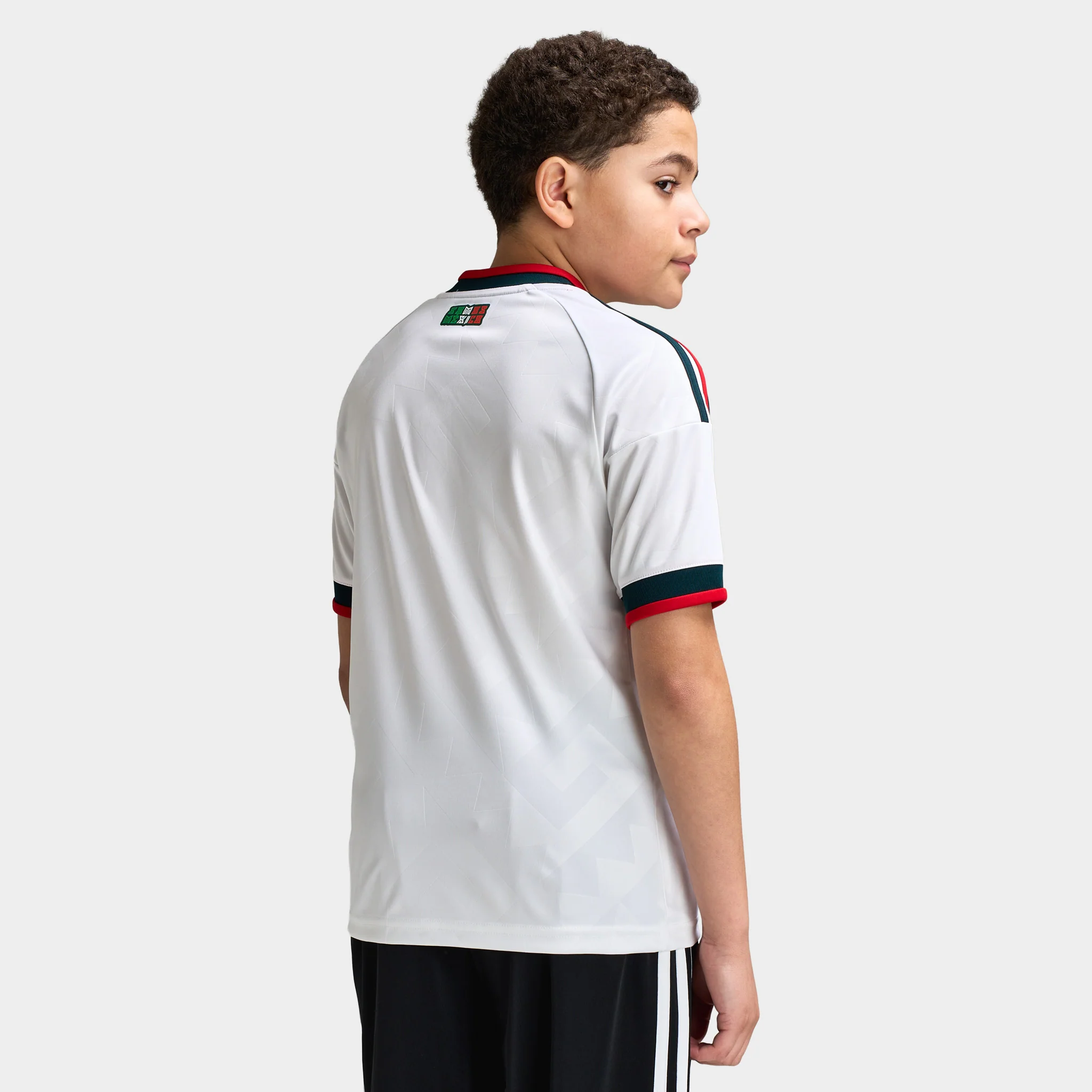 adidas Juniors' Mexico Replica Away Jersey White / Grey - Image 4