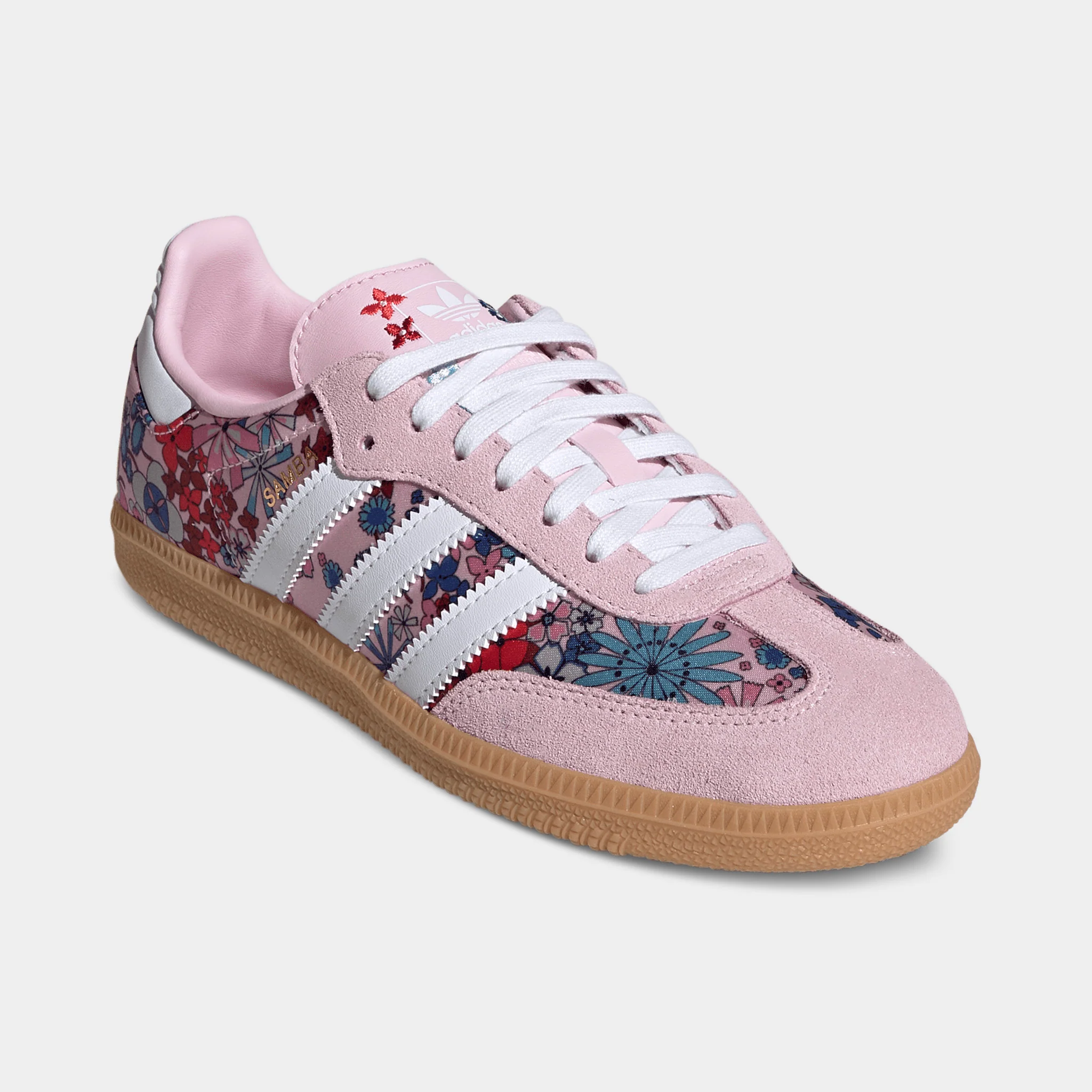 adidas Juniors' Samba Clear Pink / White - Gum - Image 2