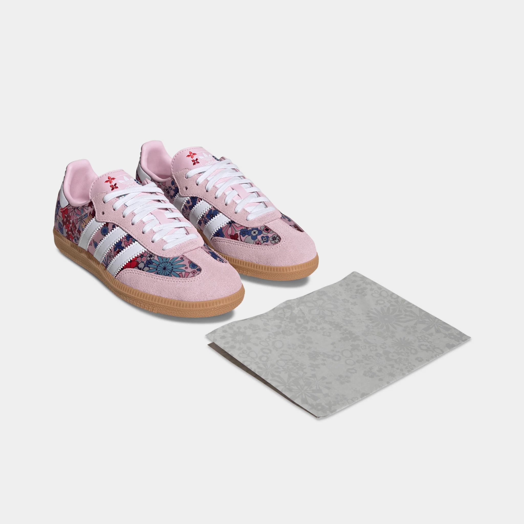 adidas Juniors' Samba Clear Pink / White - Gum - Image 6