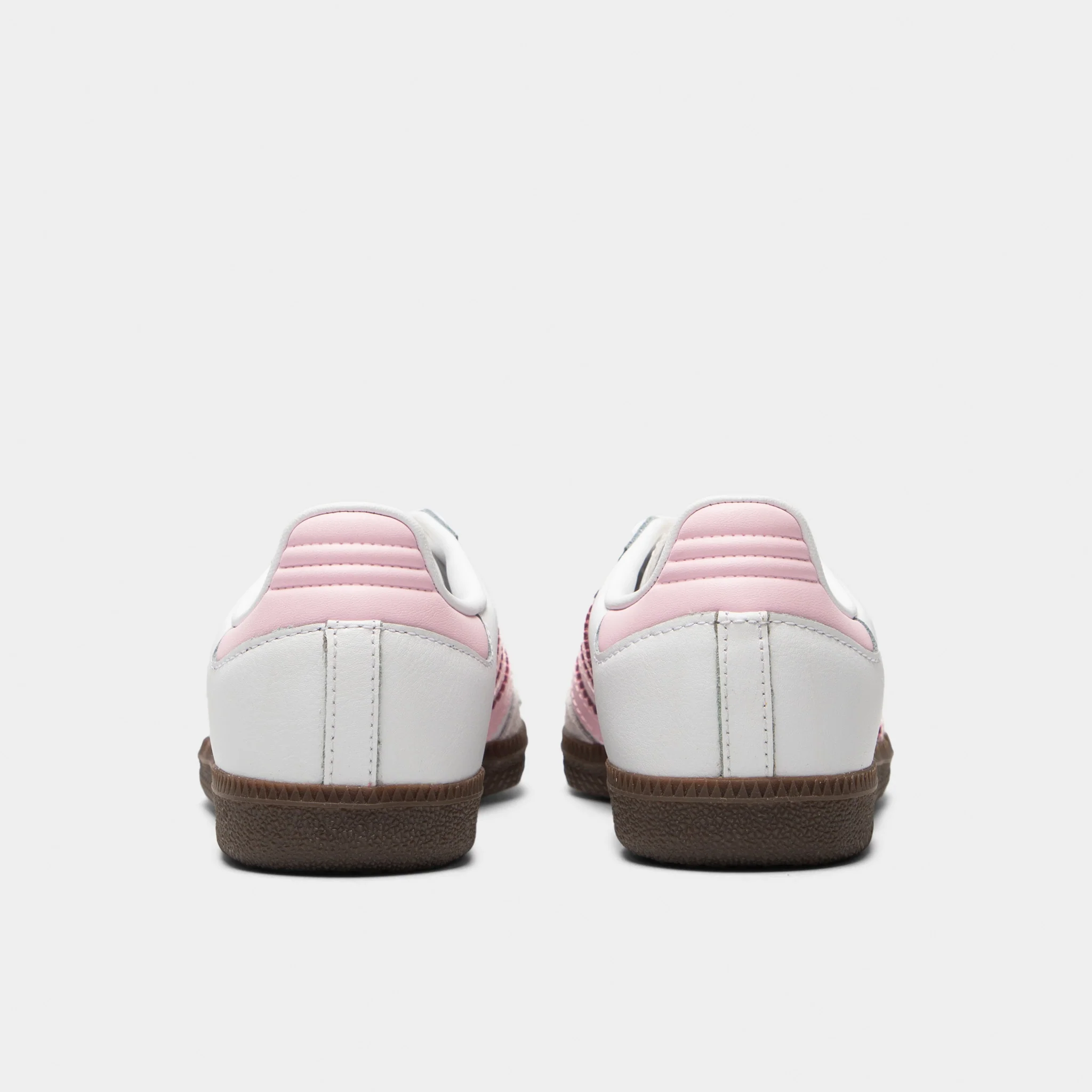 adidas Juniors' Samba OG White / Cloud Pink  - Gum - Image 4