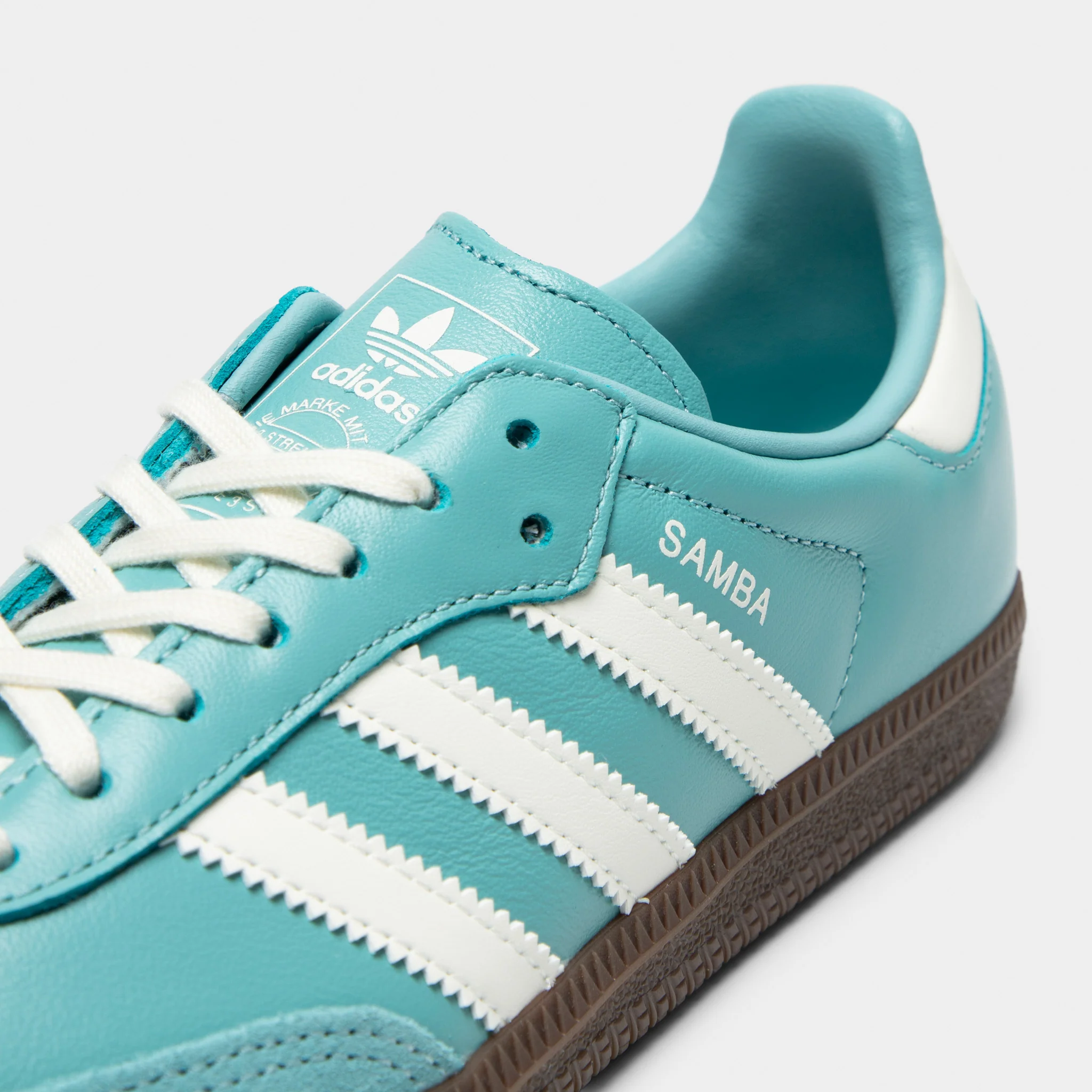 adidas Juniors' Samba OG Mint / Off White - Gum - Image 3