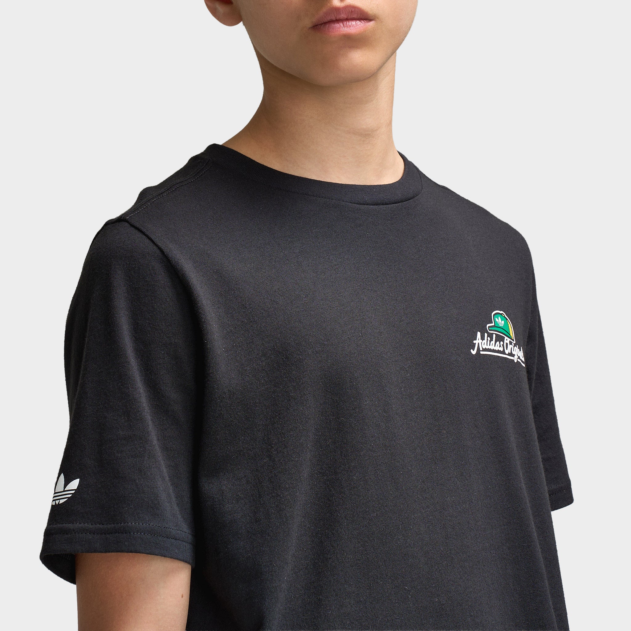 adidas Juniors' Skate Tee /  Black - Image 3