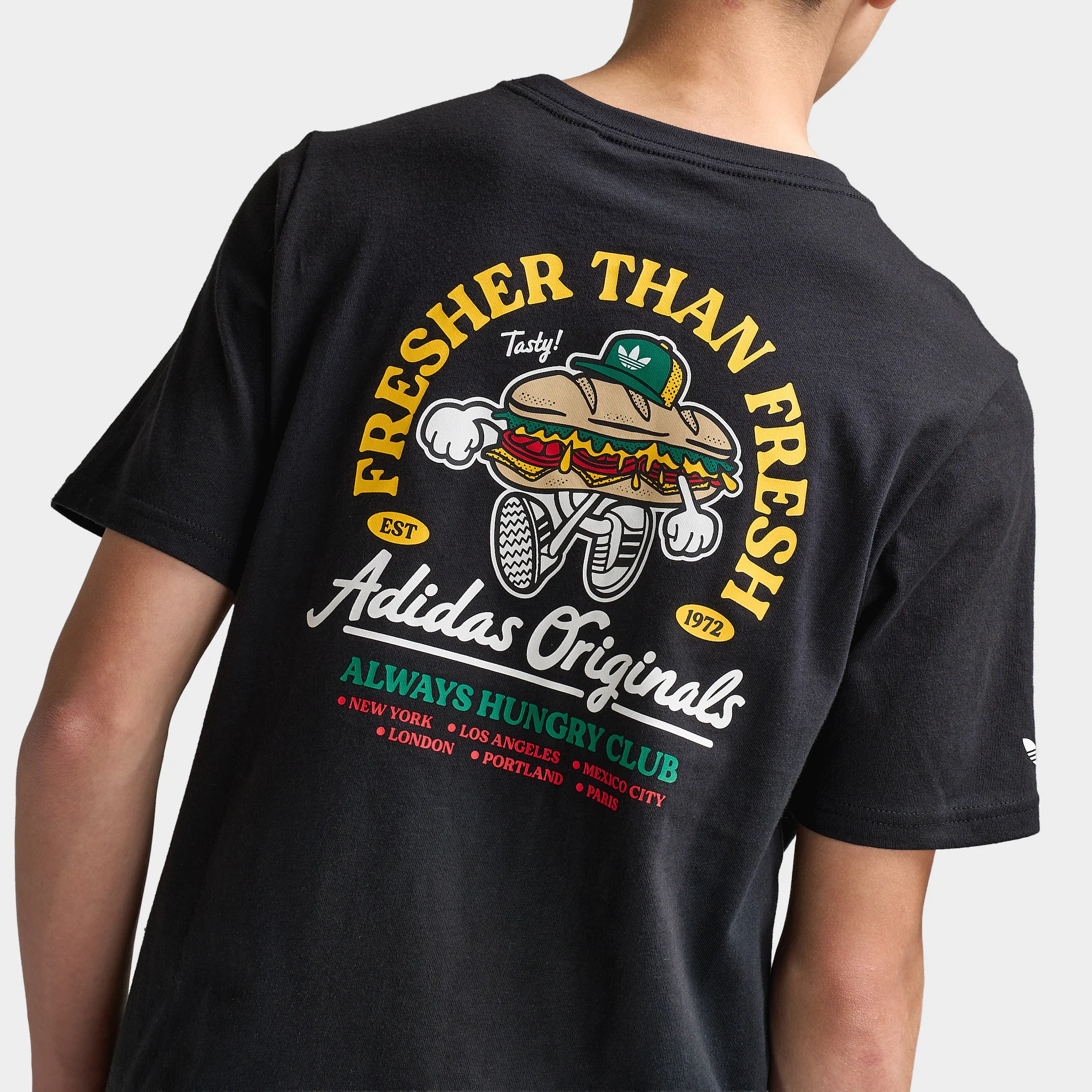 adidas Juniors' Skate Tee /  Black - Image 4