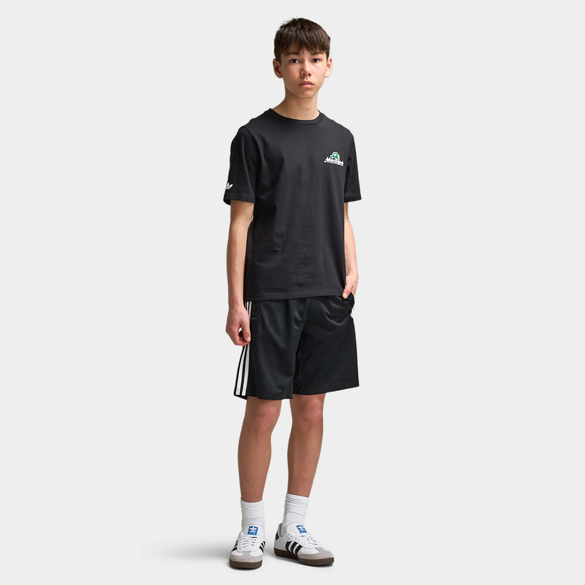 adidas Juniors' Skate Tee /  Black - Image 5