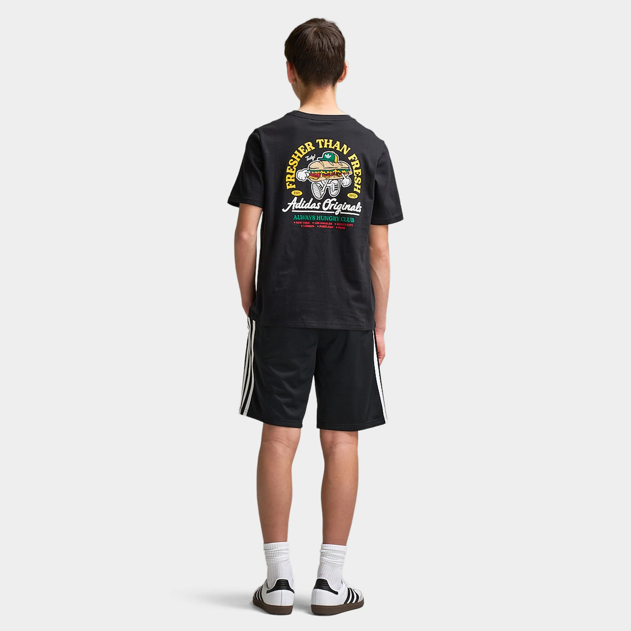 adidas Juniors' Skate Tee /  Black - Image 6