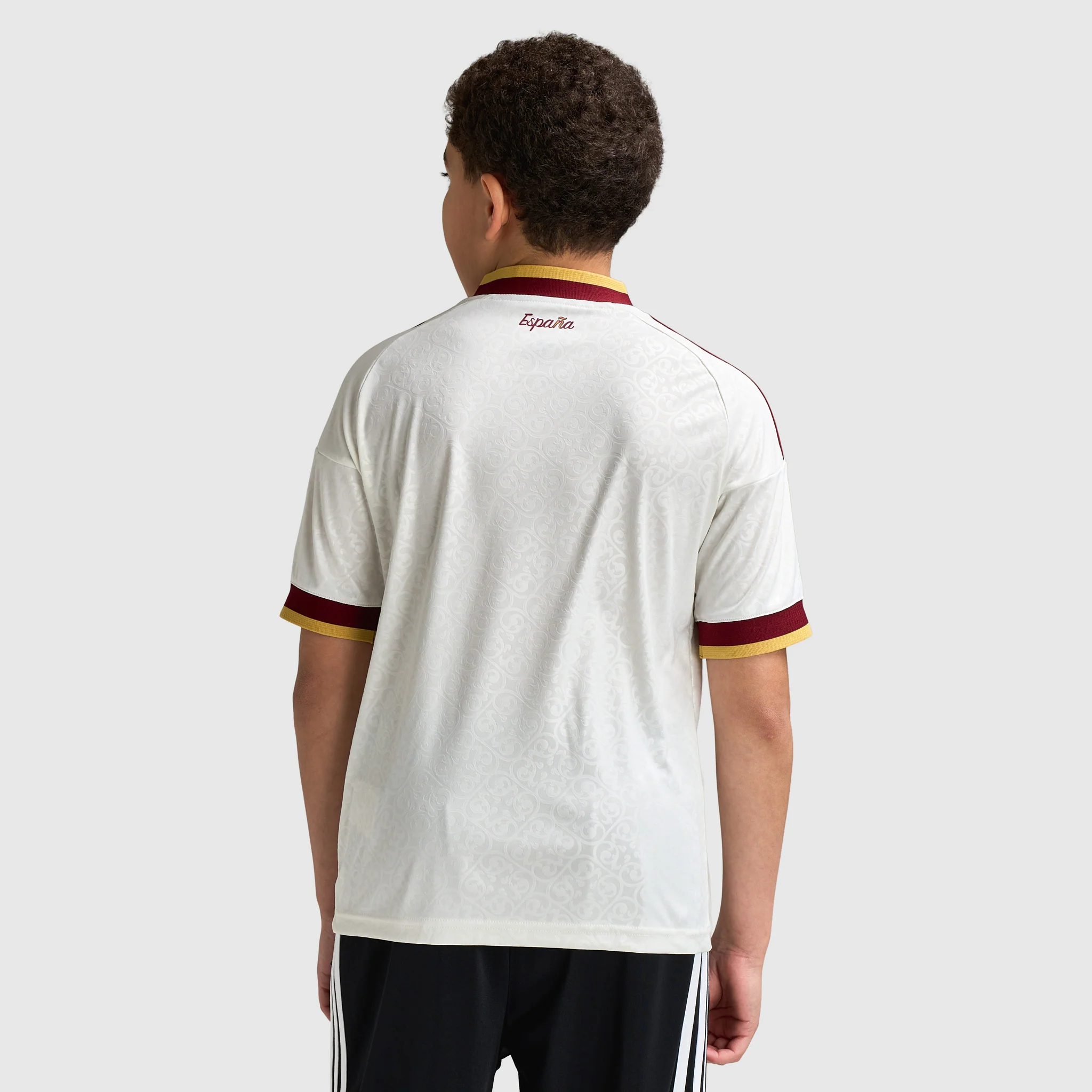 adidas Juniors' Spain Replica Away Jersey / White - Image 2