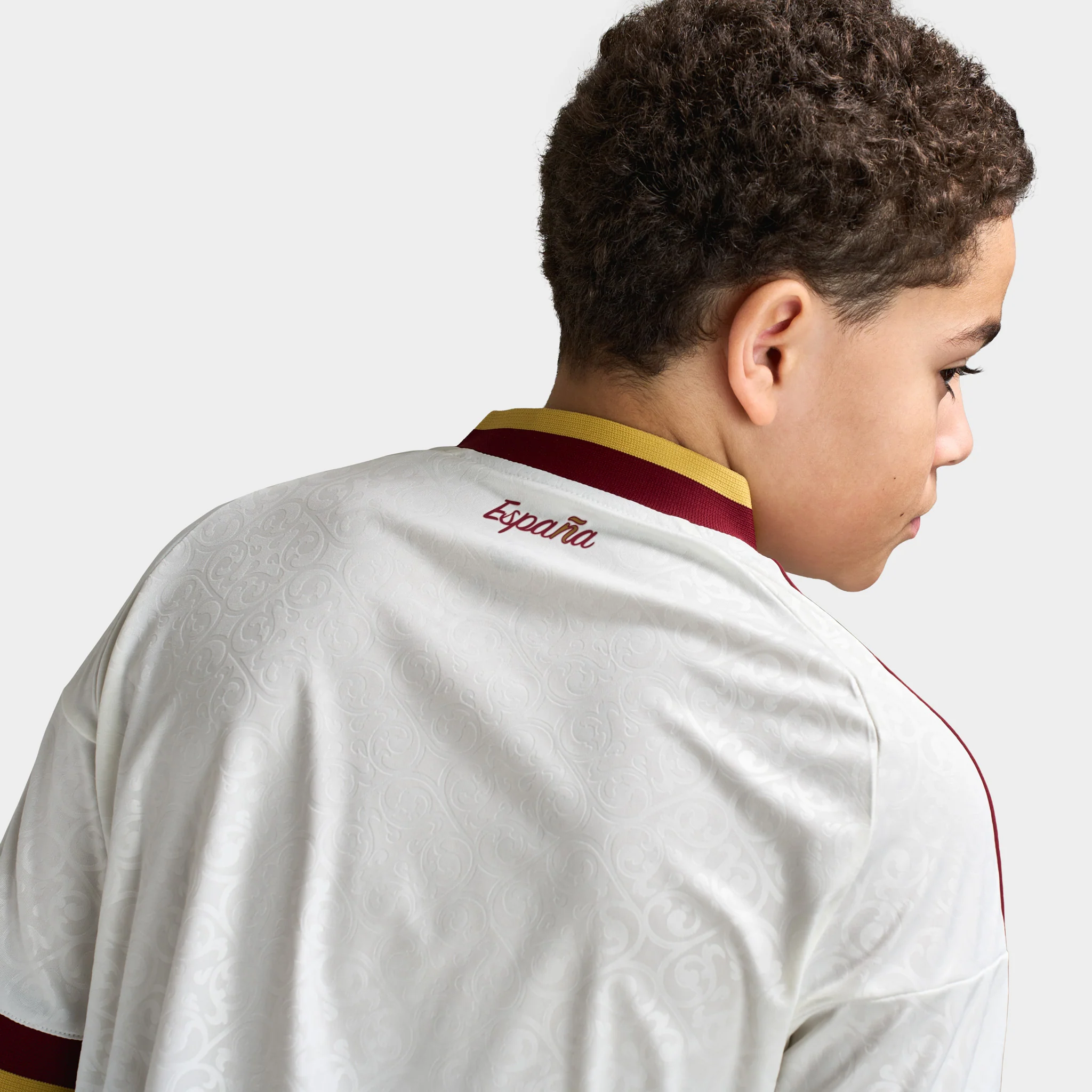 adidas Juniors' Spain Replica Away Jersey / White - Image 4