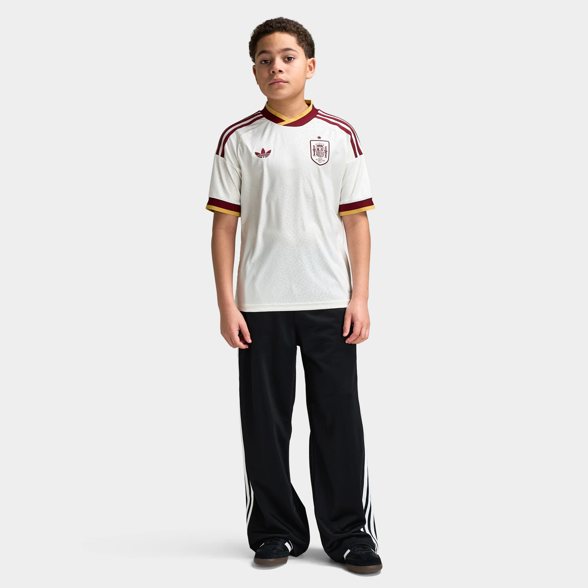 adidas Juniors' Spain Replica Away Jersey / White - Image 5