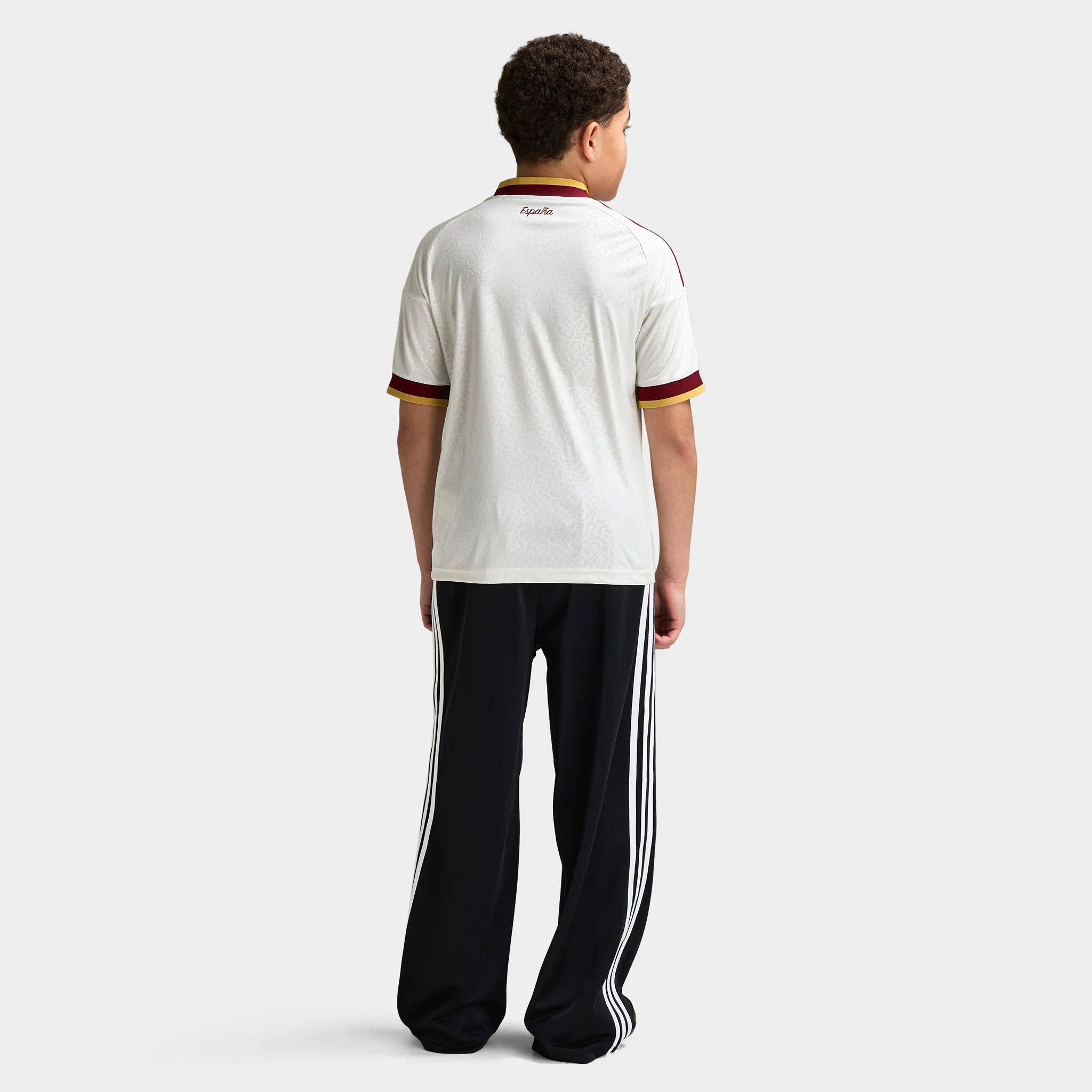 adidas Juniors' Spain Replica Away Jersey / White - Image 6