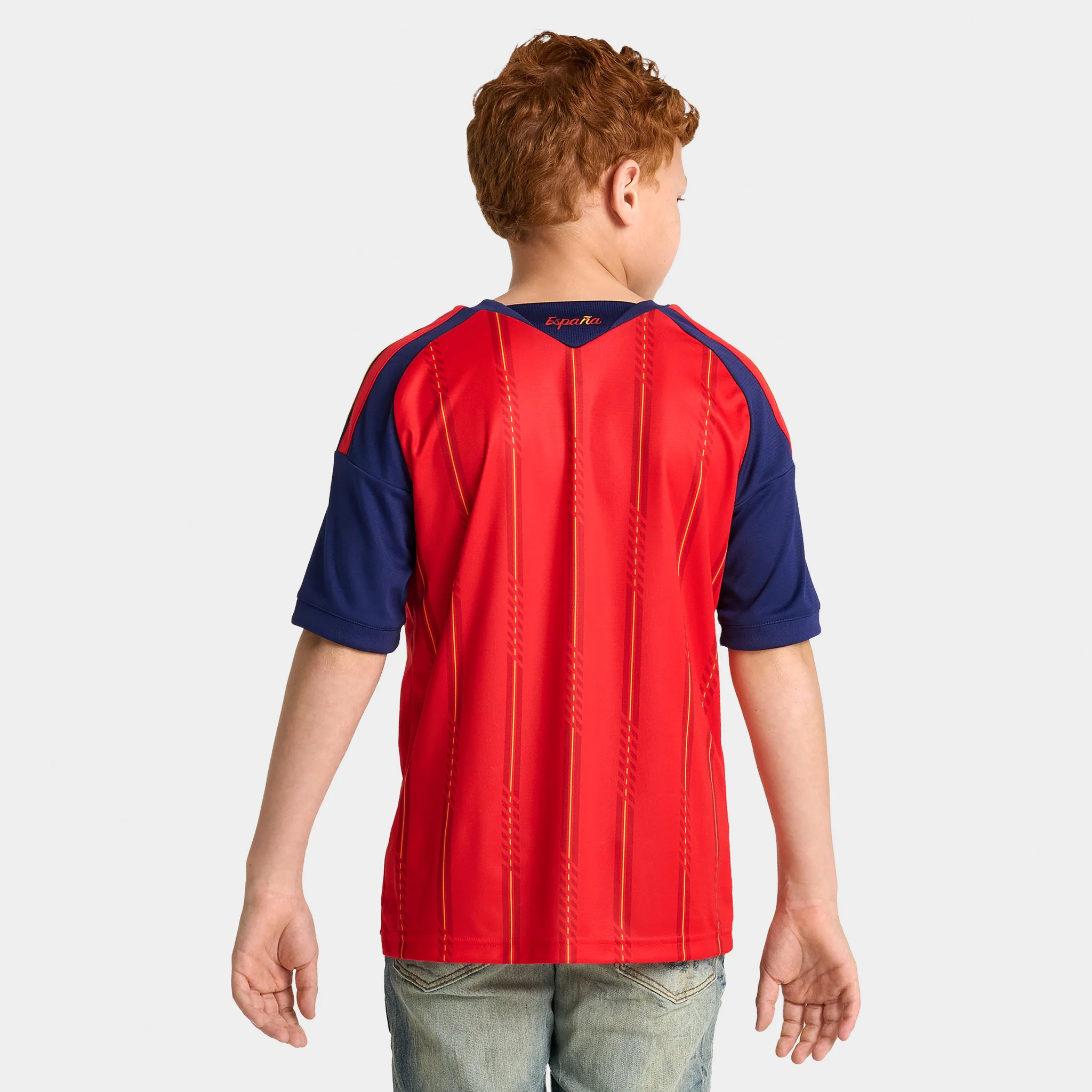 adidas Juniors' Spain Replica Home Jersey / Red - Image 2