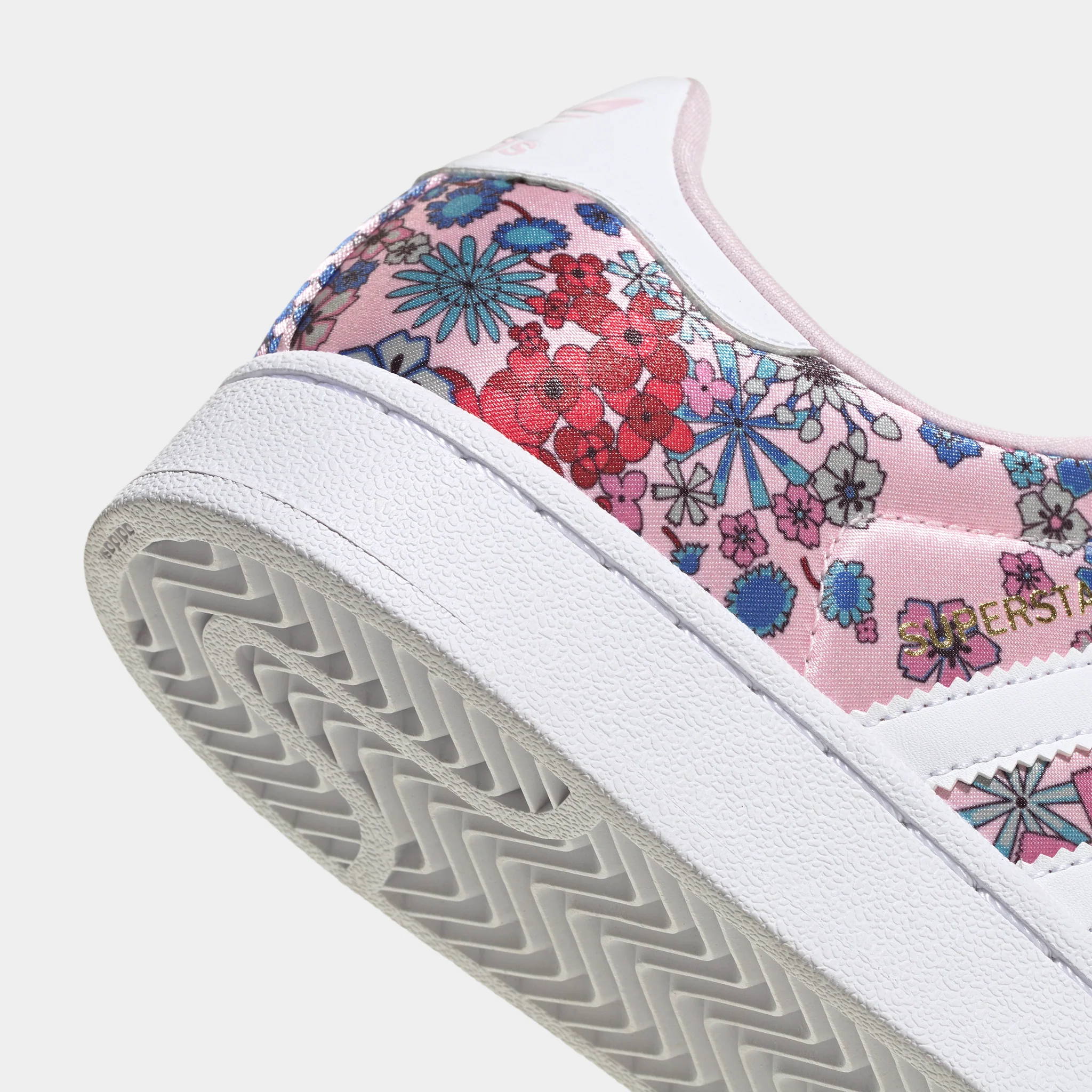 adidas Juniors' Superstar 2 Clear Pink / White - Light Pink - Image 4