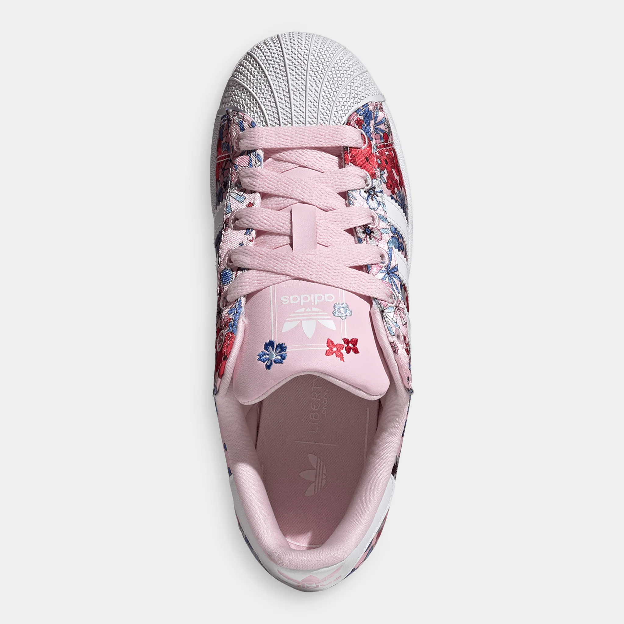 adidas Juniors' Superstar 2 Clear Pink / White - Light Pink - Image 7