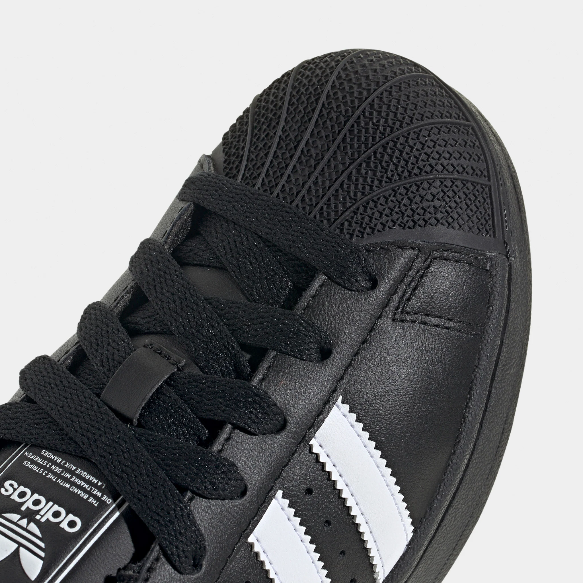adidas Juniors' Superstar II Core Black / White - Image 3