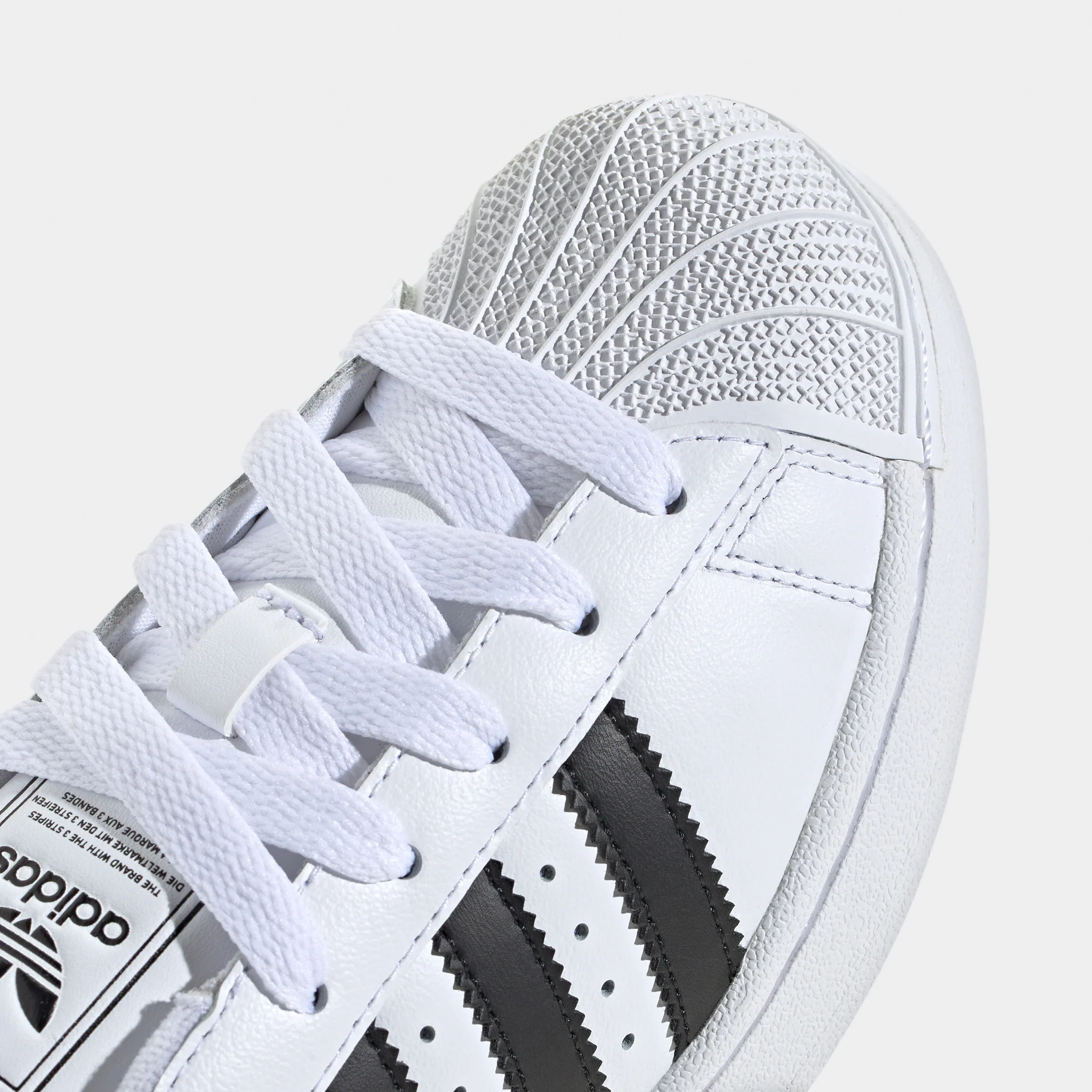 adidas Juniors' Superstar II Footwear White / Core Black - Image 3