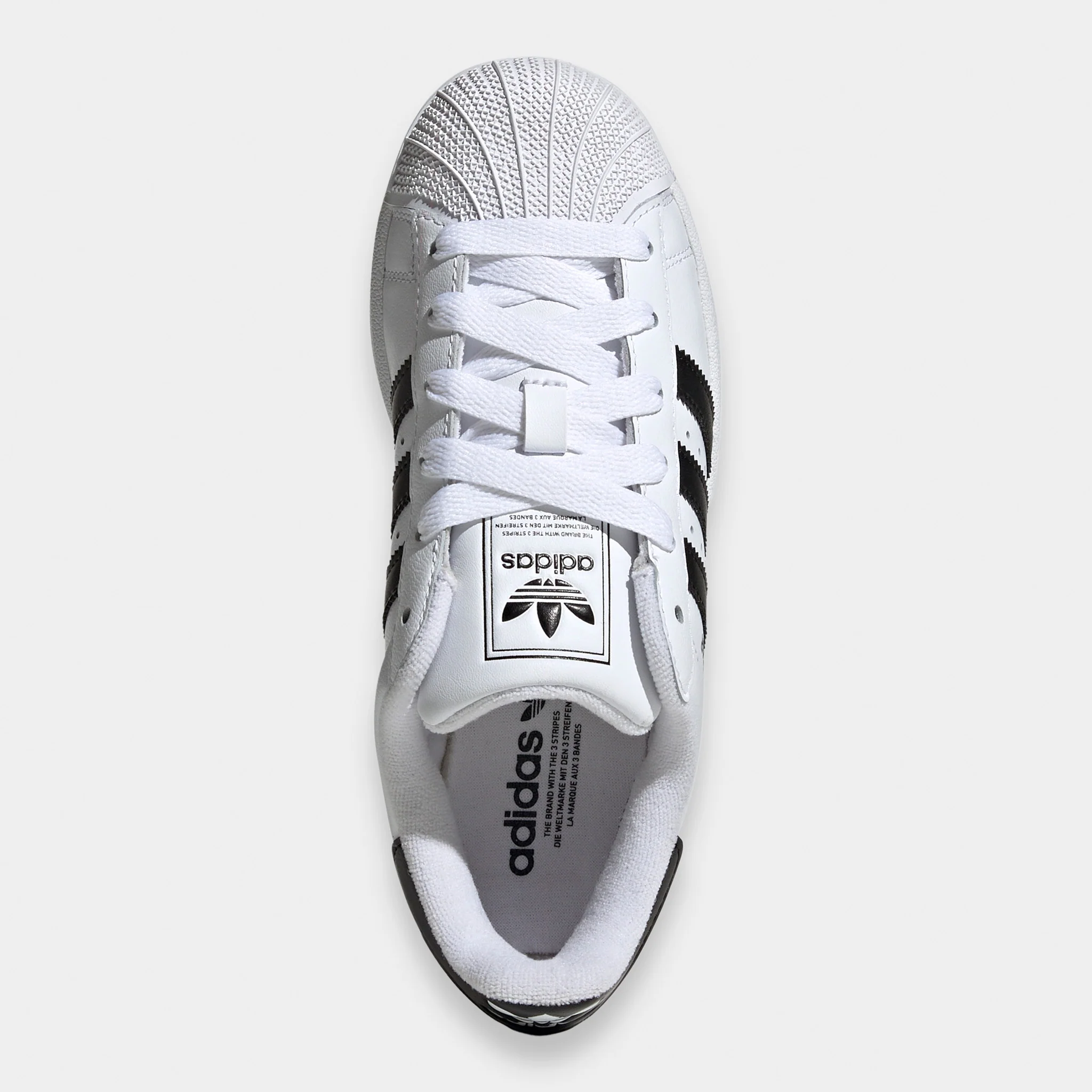 adidas Juniors' Superstar II Footwear White / Core Black - Image 5