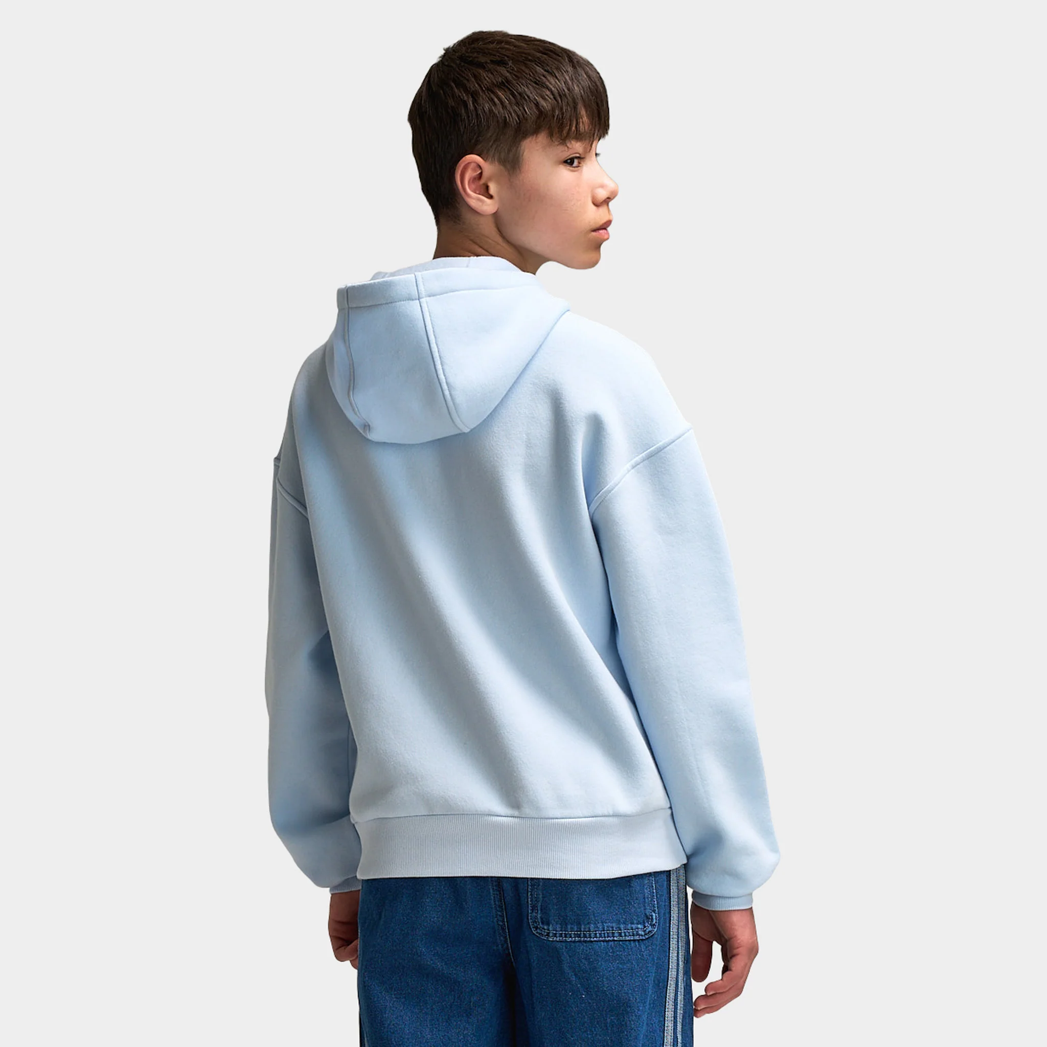 adidas Juniors' Varsity Fleece Hoodie / Crystal Sky - Image 2
