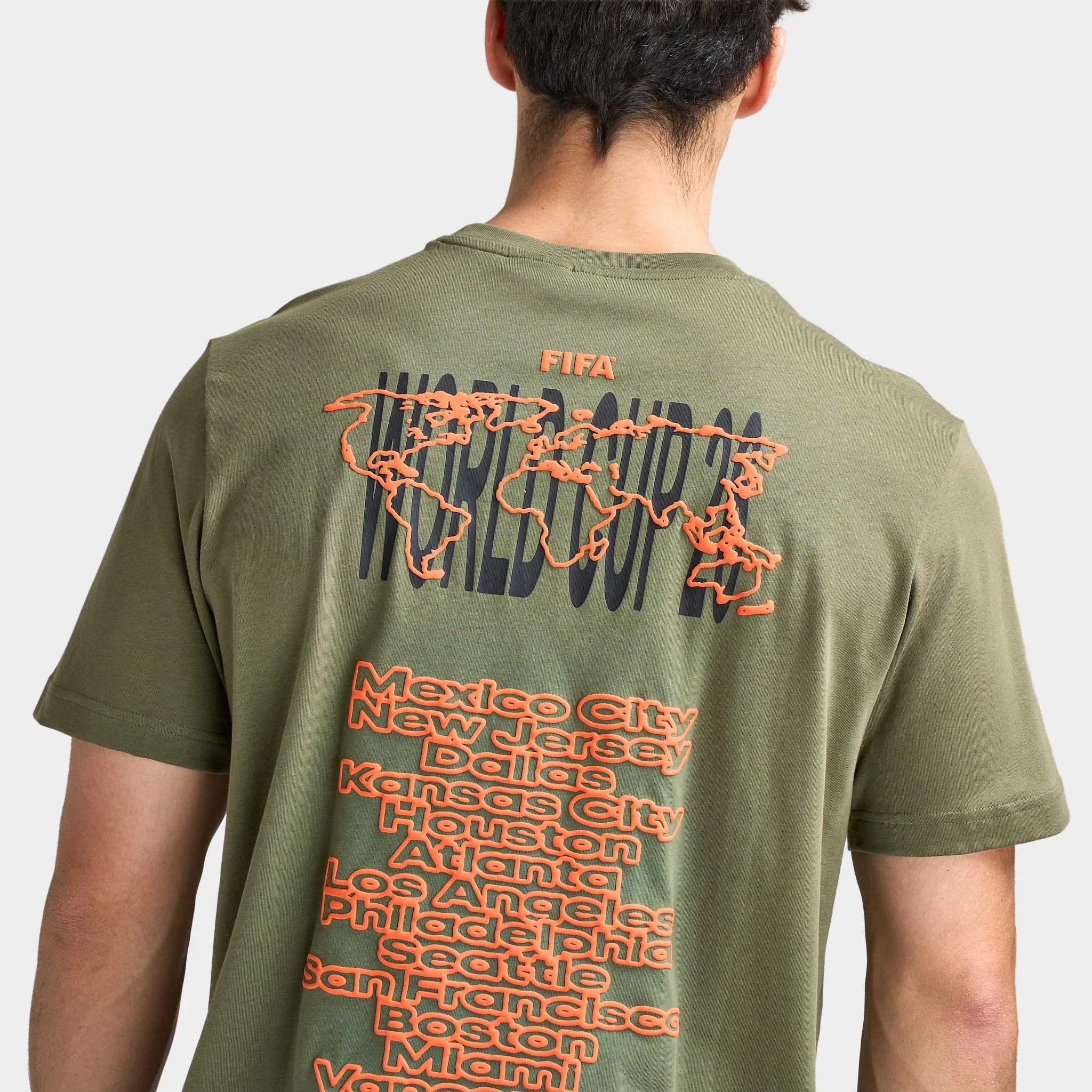 adidas M World Cup Tour T-Shirt 1 / Olive Strata - Image 3