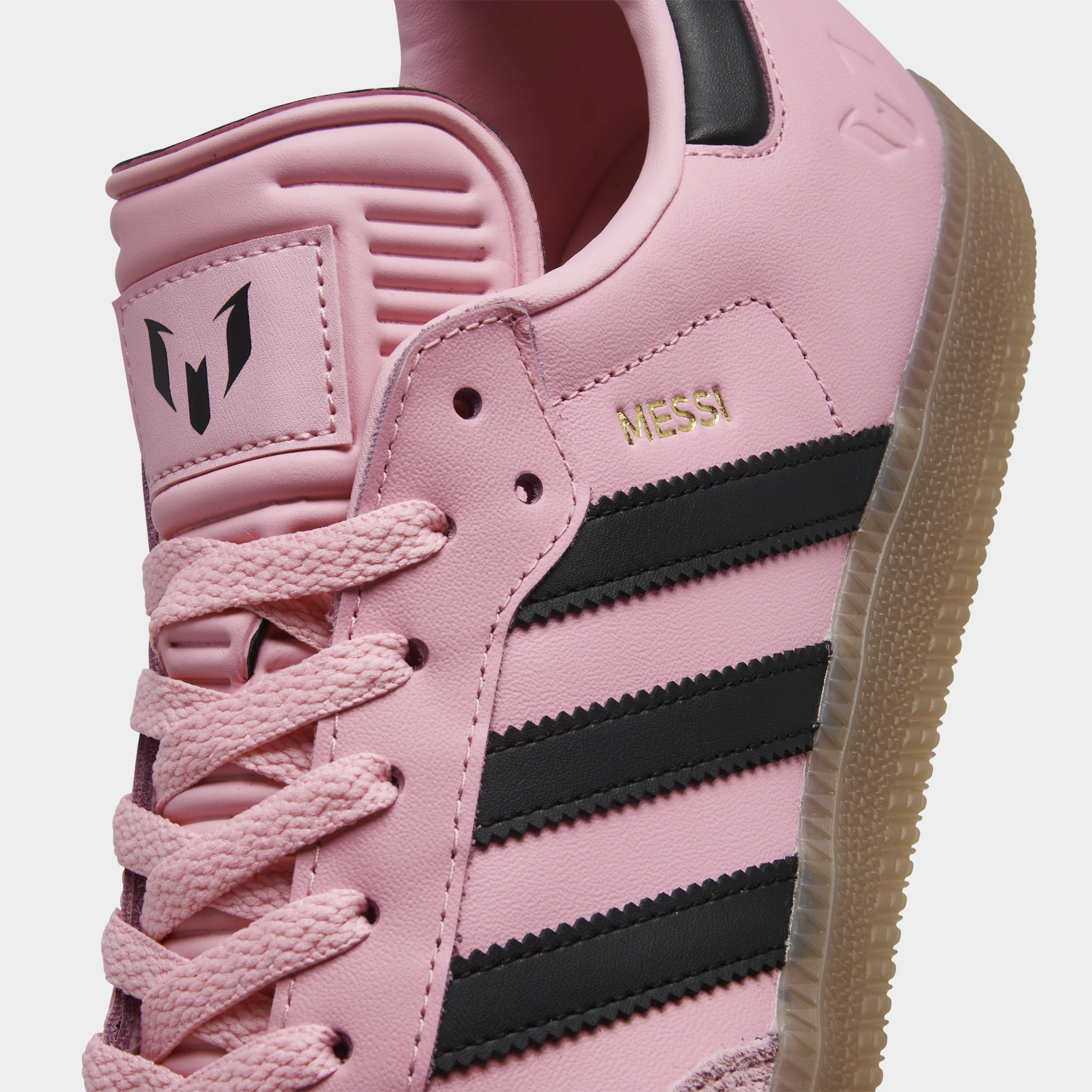 adidas Samba Messi Light Pink / Black - Image 3