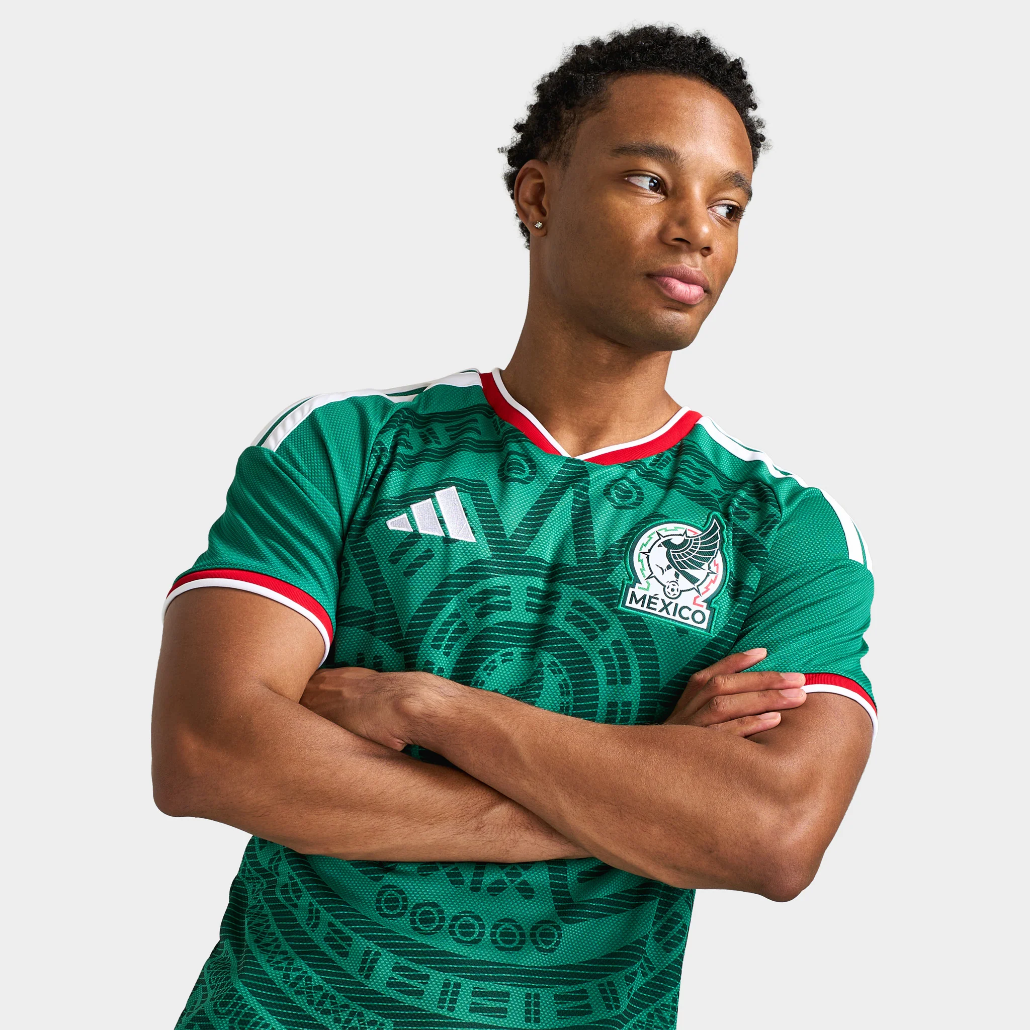 adidas Mexico Home Jersey / Bold Green - Image 3