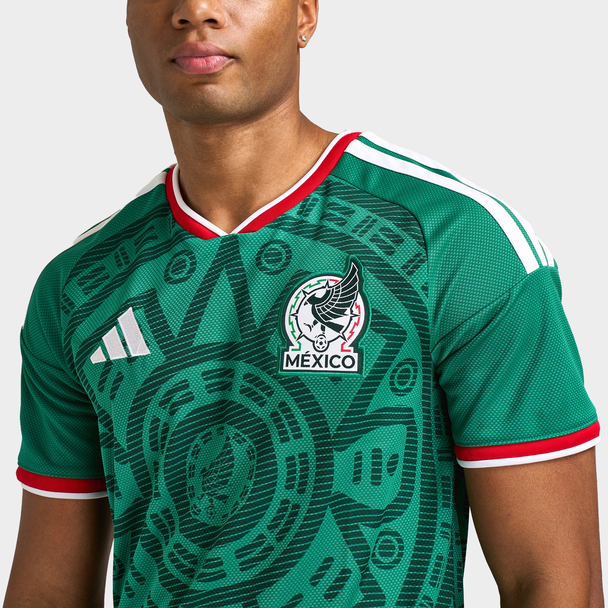 adidas Mexico Home Jersey / Bold Green - Image 4