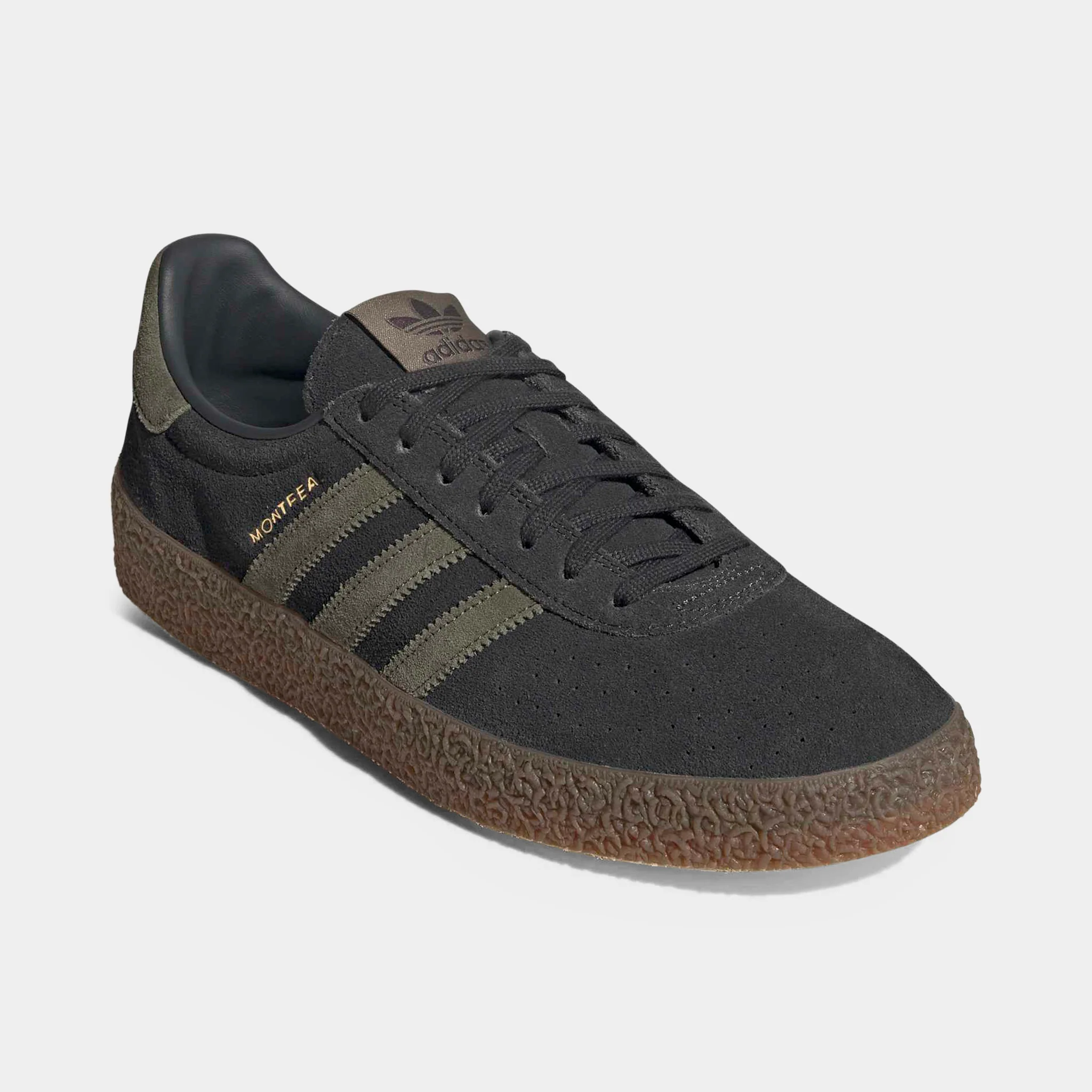 adidas Montreal Carbon / Olive Strata - Gum - Image 2