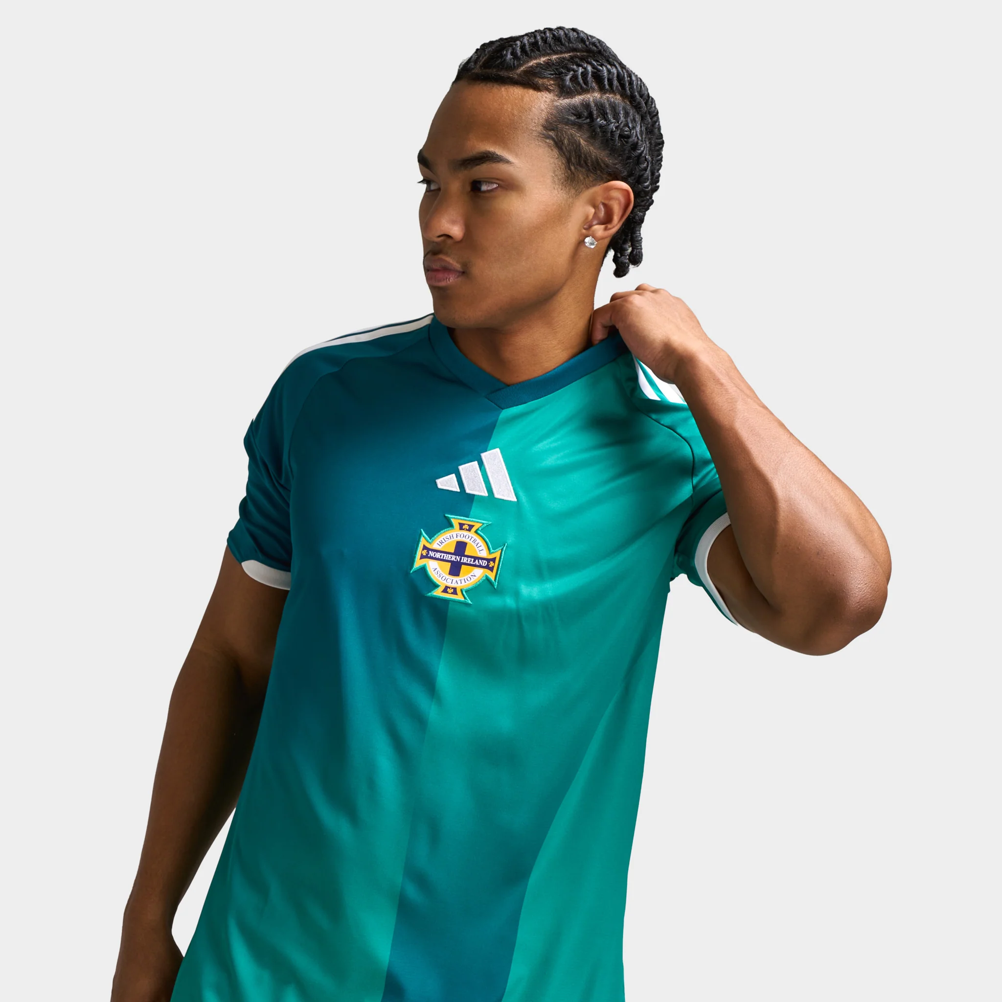 adidas Northern Ireland Home Jersey Glory Green / White - Image 3