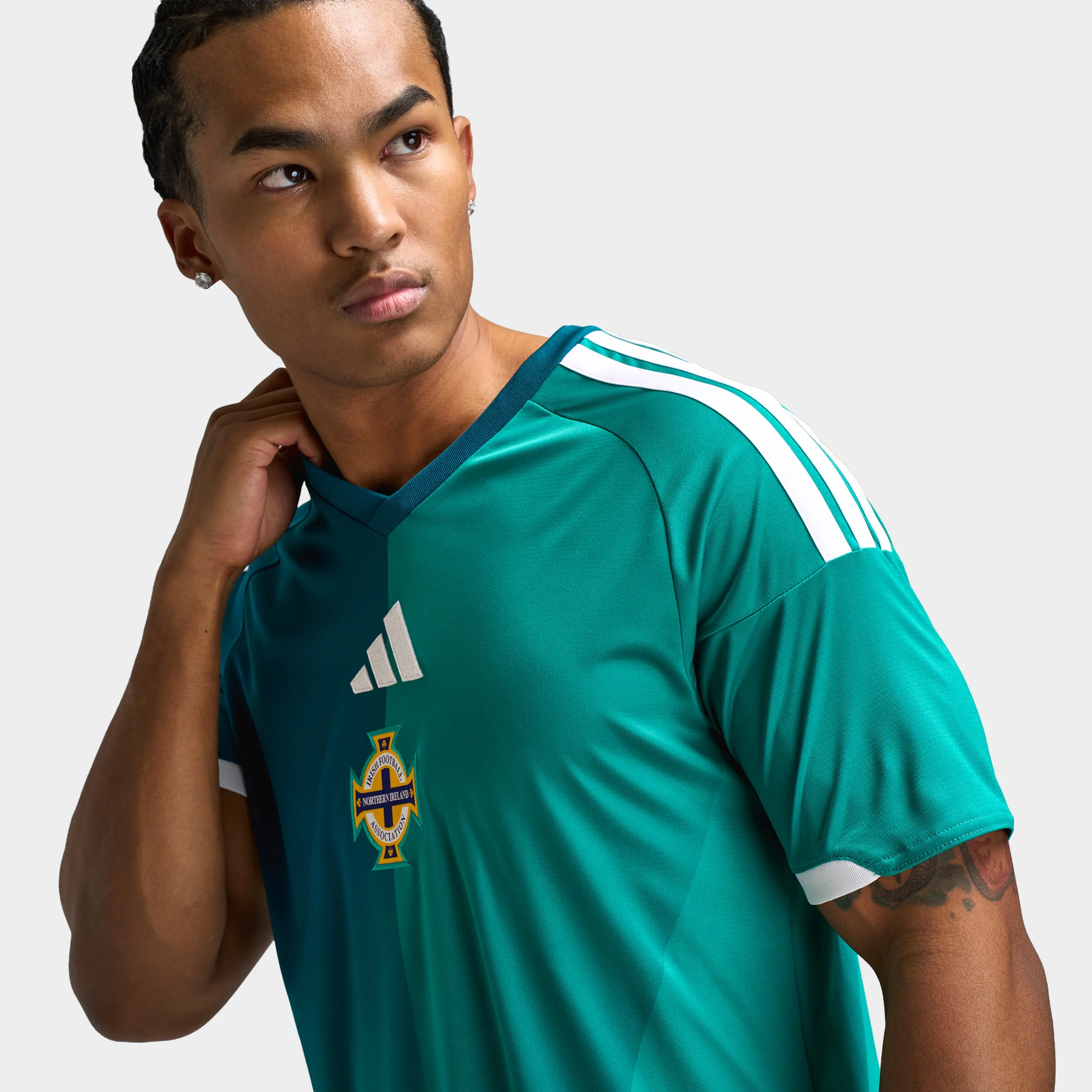adidas Northern Ireland Home Jersey Glory Green / White - Image 4
