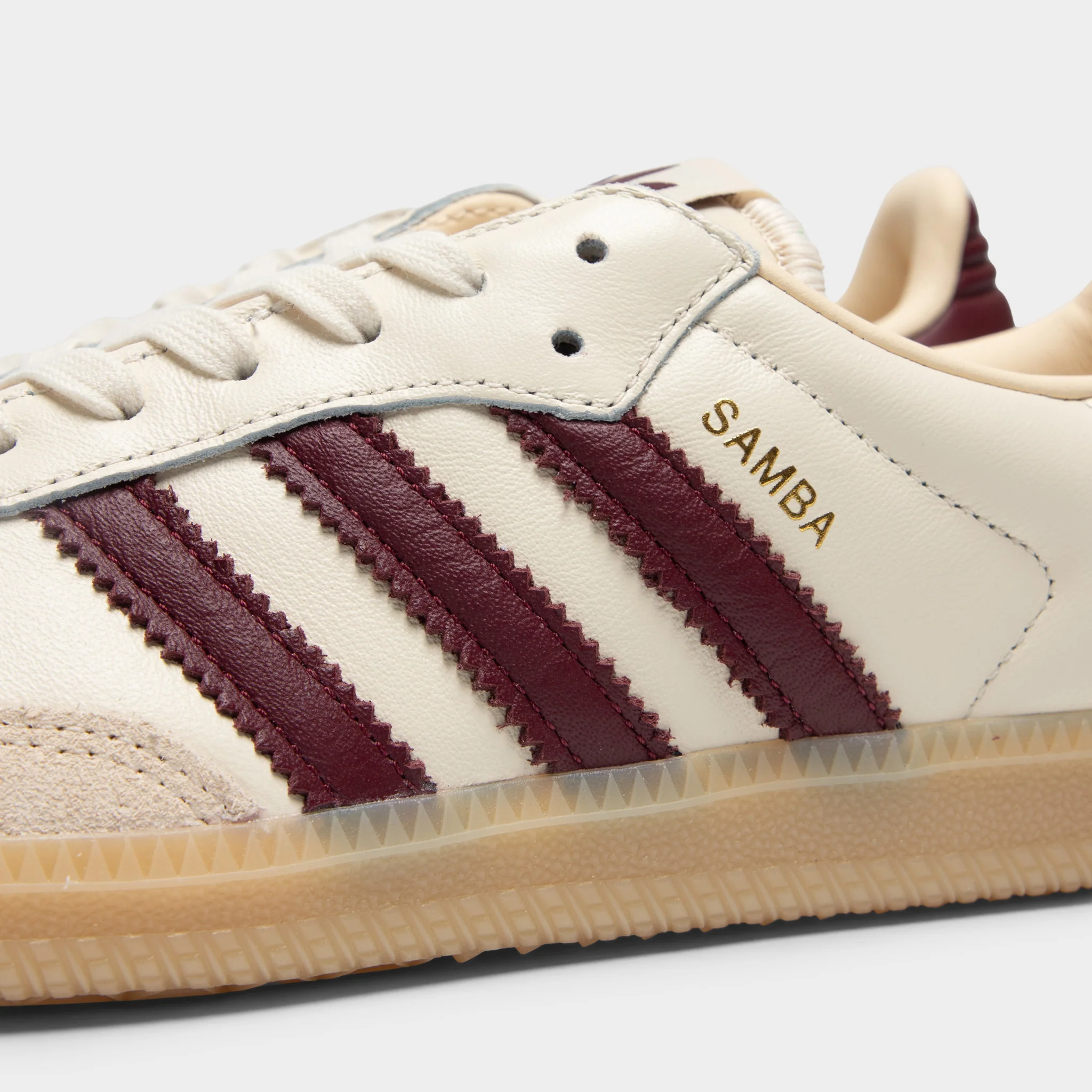 adidas Samba OG White / Red - Gum - Image 3
