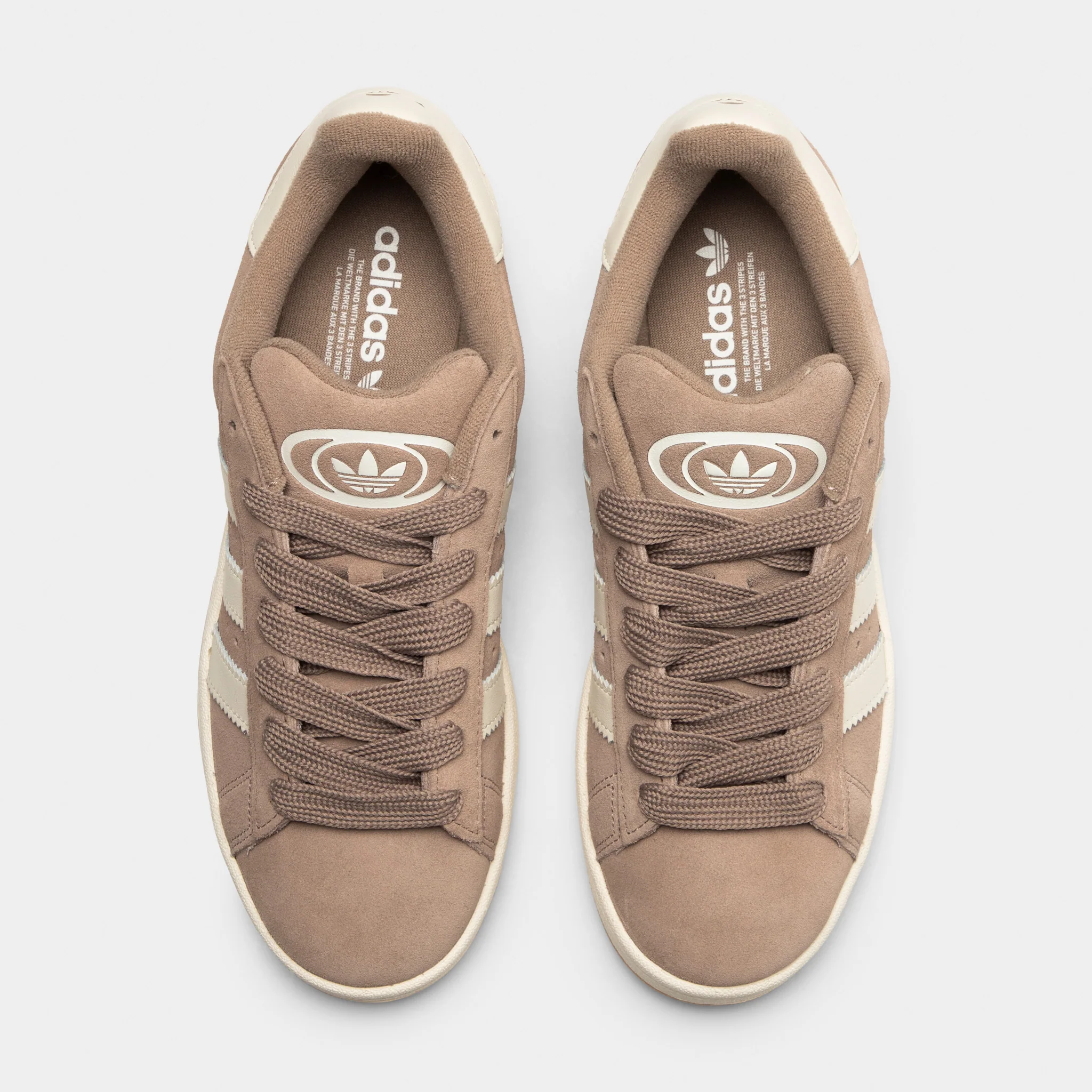 adidas Originals 00s Charcoal Brown / Off White - Gum - Image 5