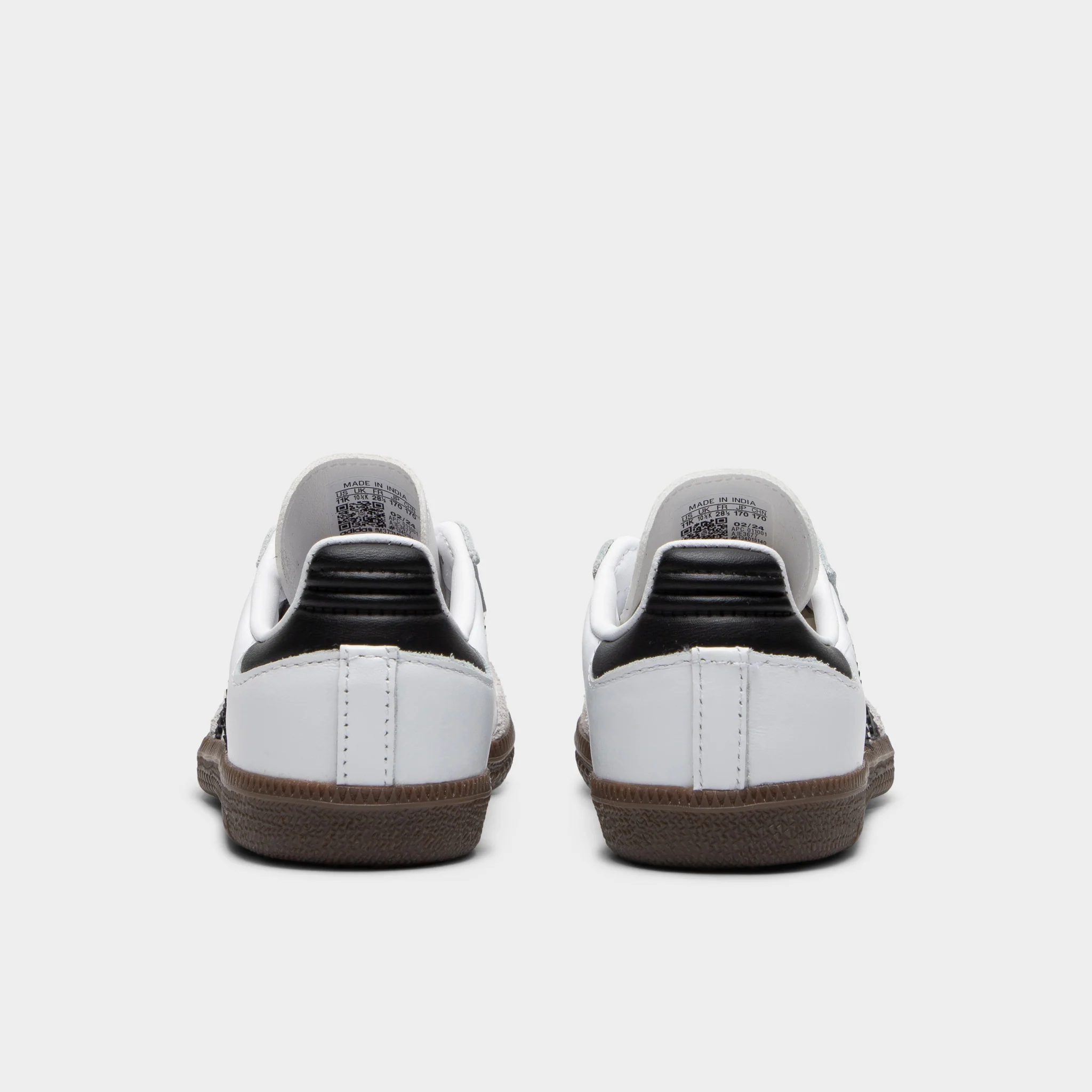 adidas Originals Children's Samba OG Cloud White / Core Black - Gum - Image 4