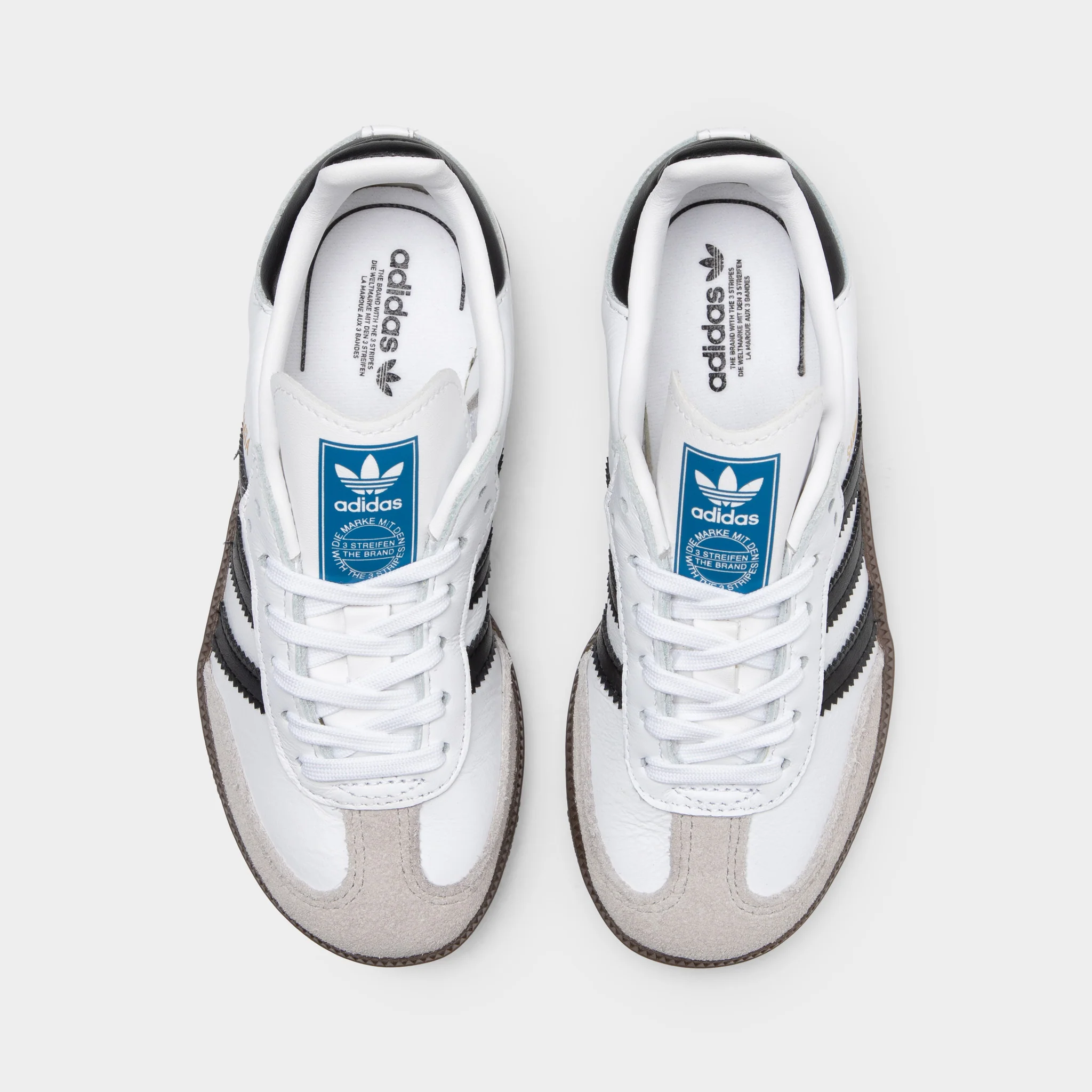 adidas Originals Children's Samba OG Cloud White / Core Black - Gum - Image 5